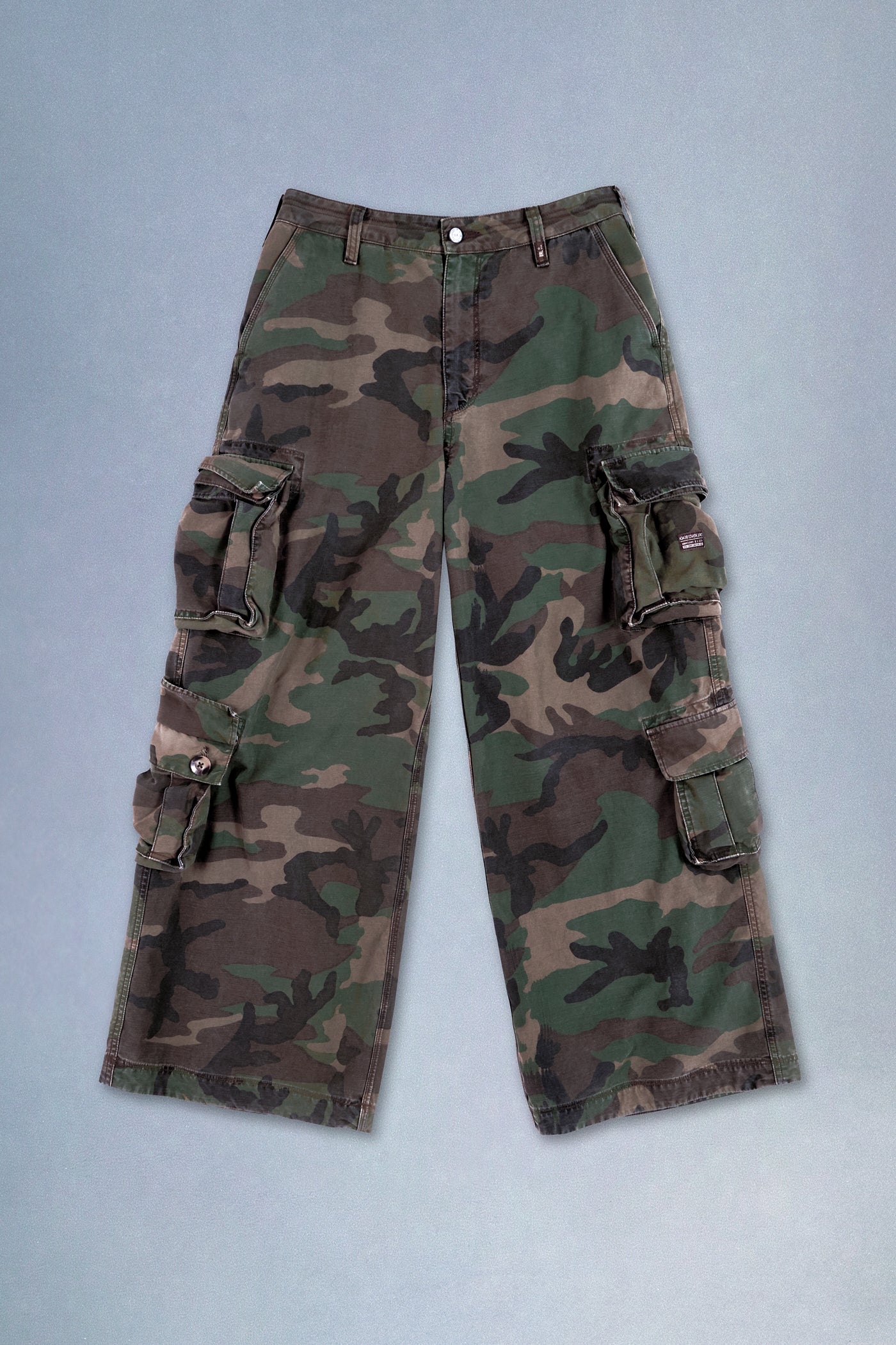 camo cargo pants