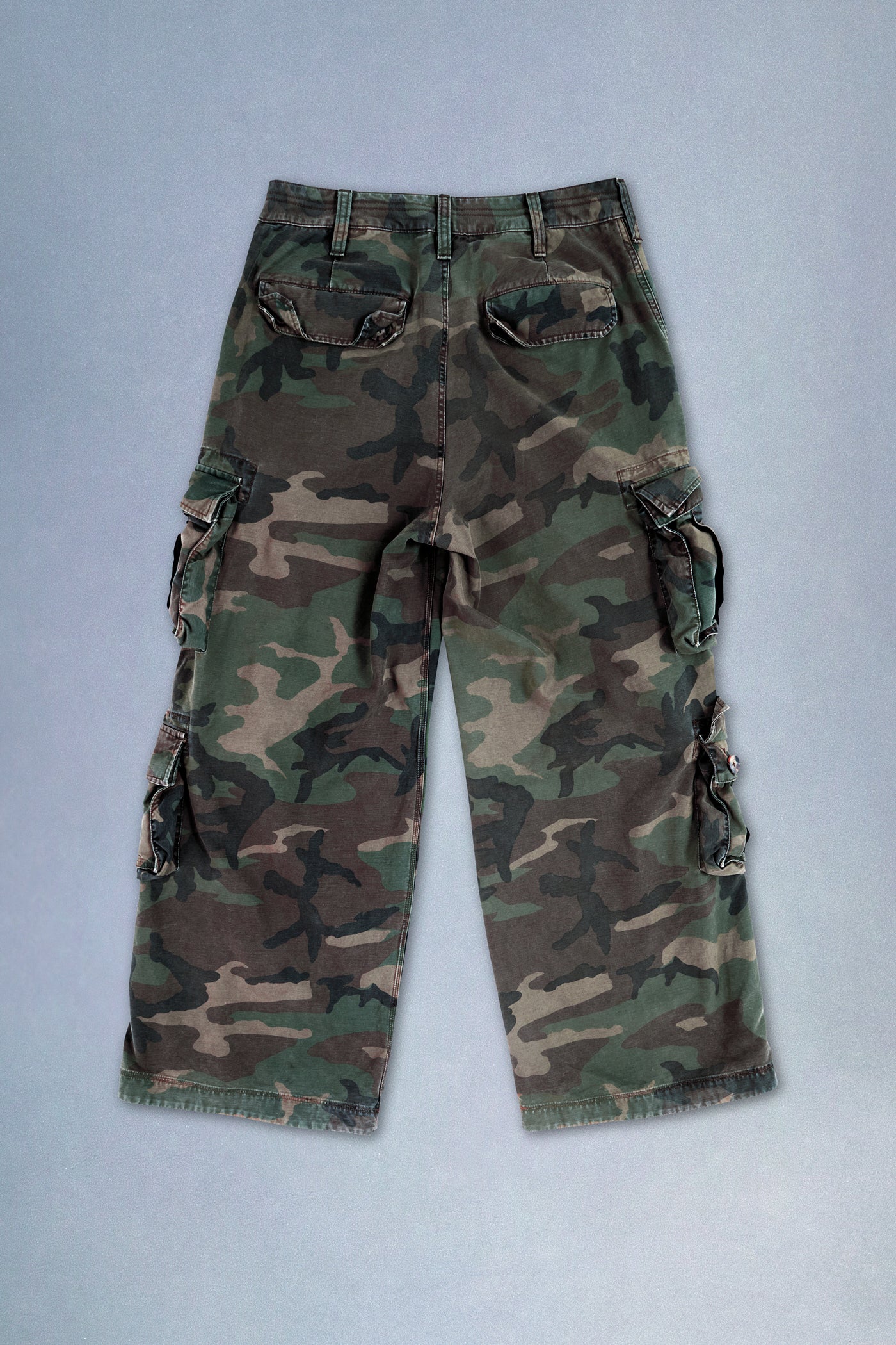 camo cargo pants