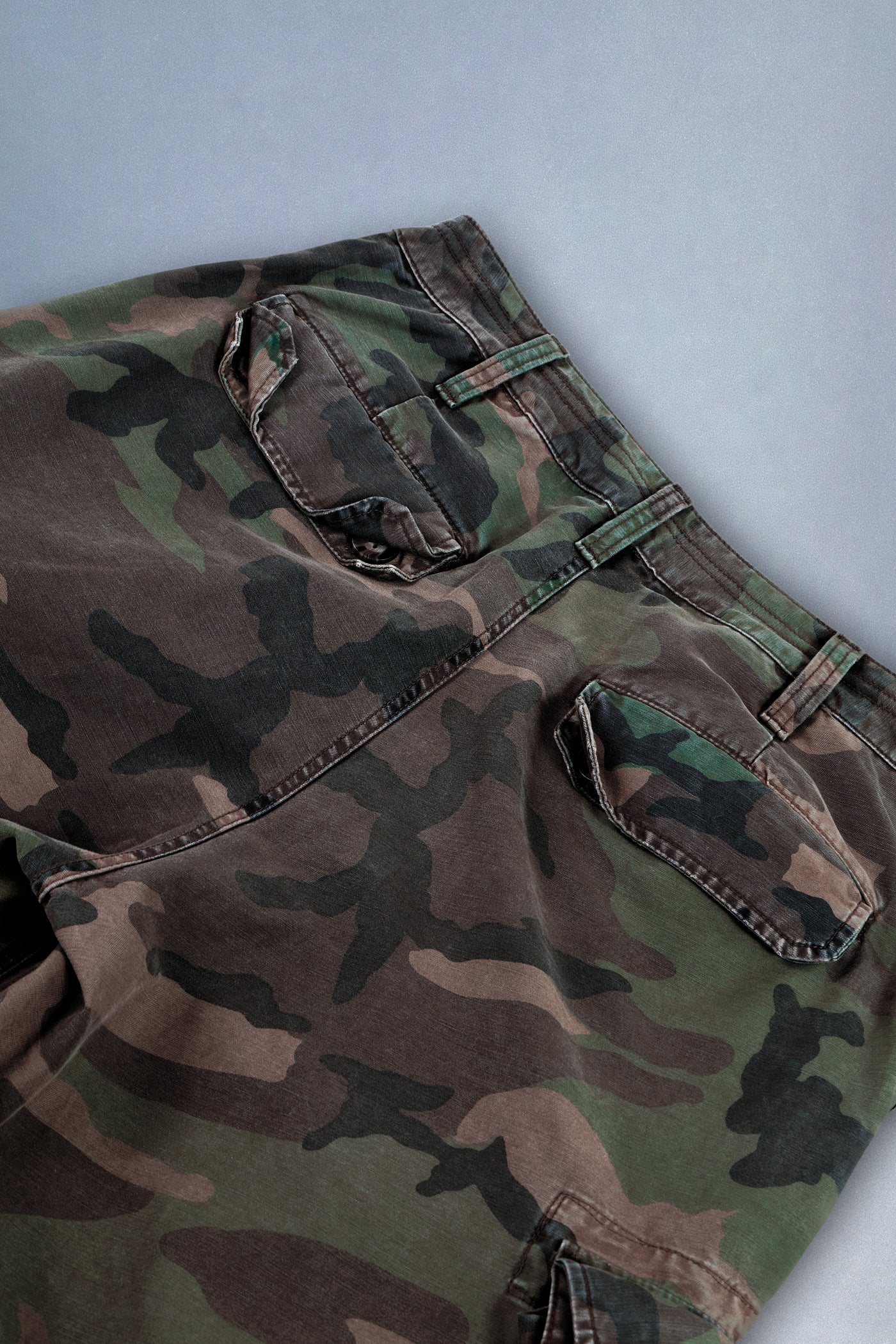 camo cargo pants