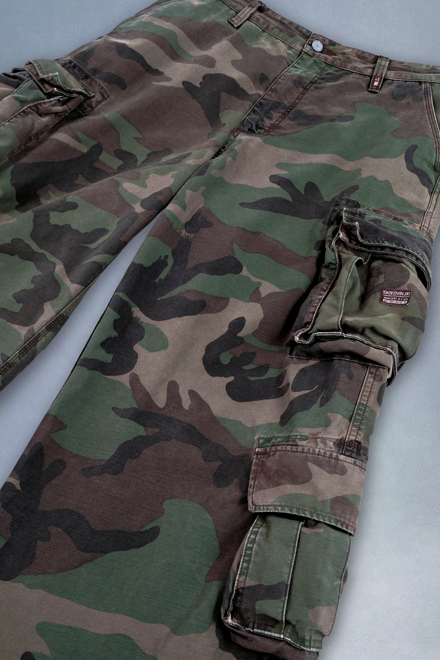 camo cargo pants