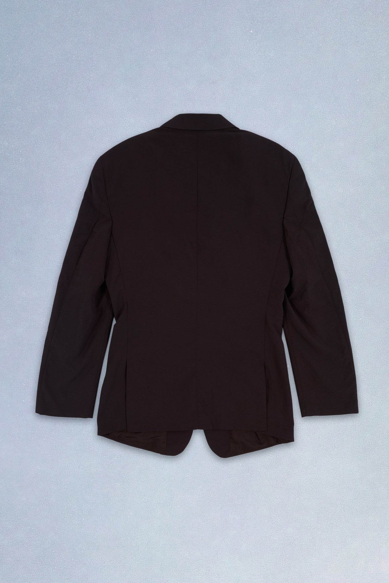 brown nylon suit jacket