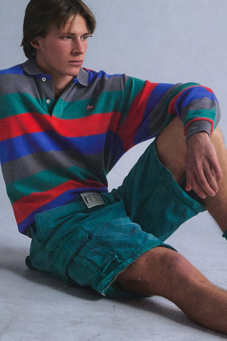 zip-off cargo pants woven green
