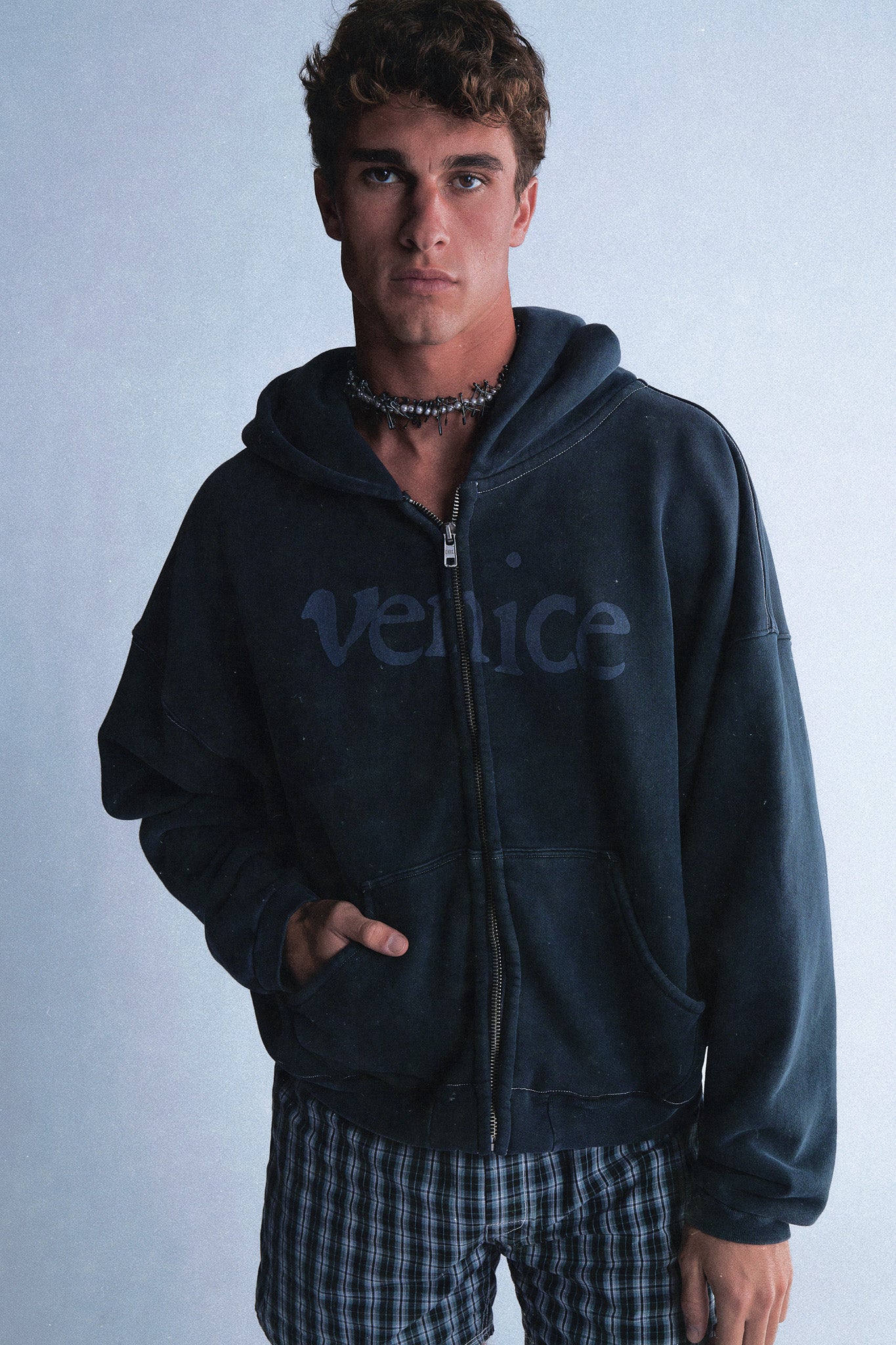 Venice heavyweight zip up hoodie