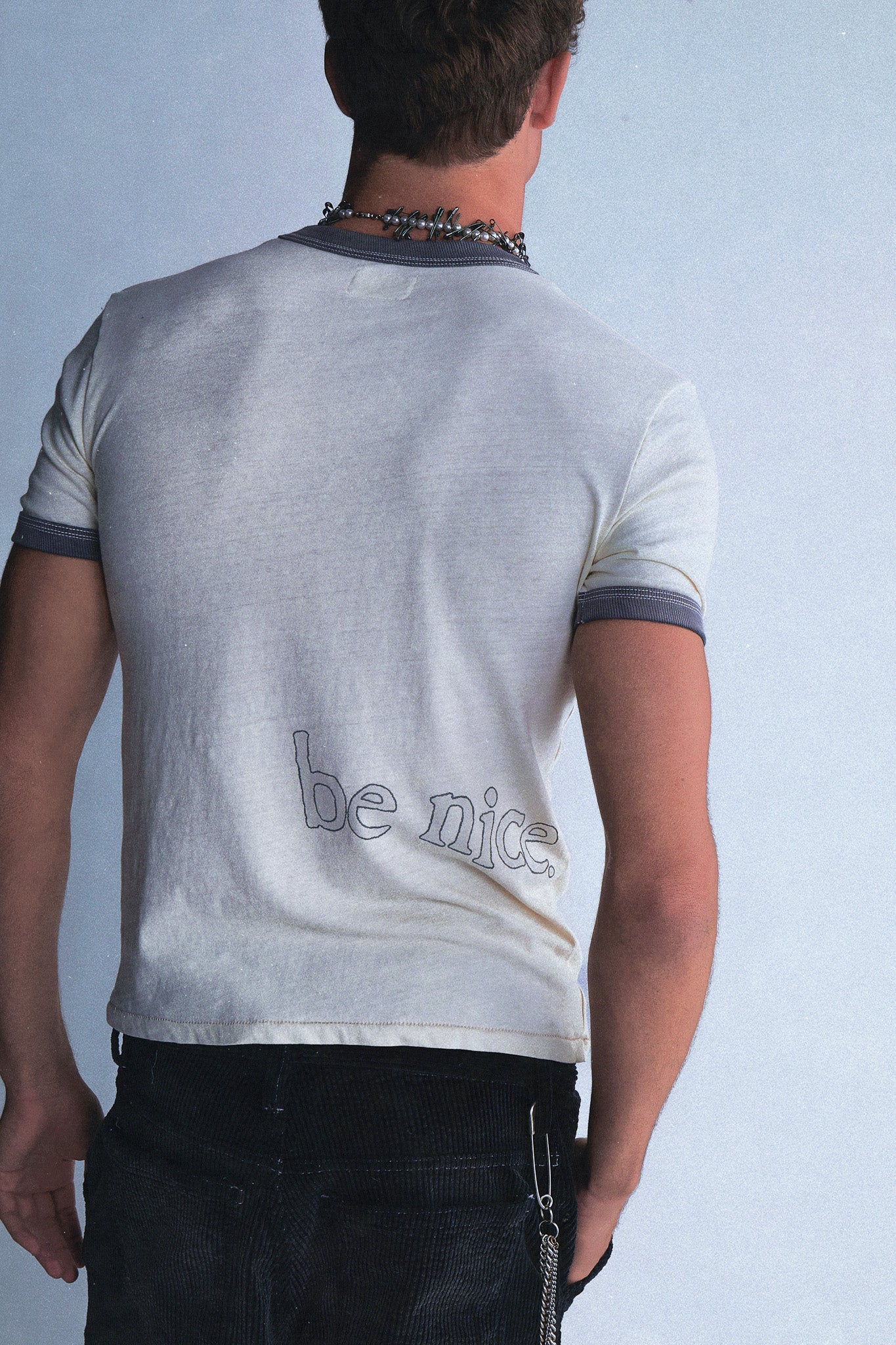 Venice skull ringer tee
