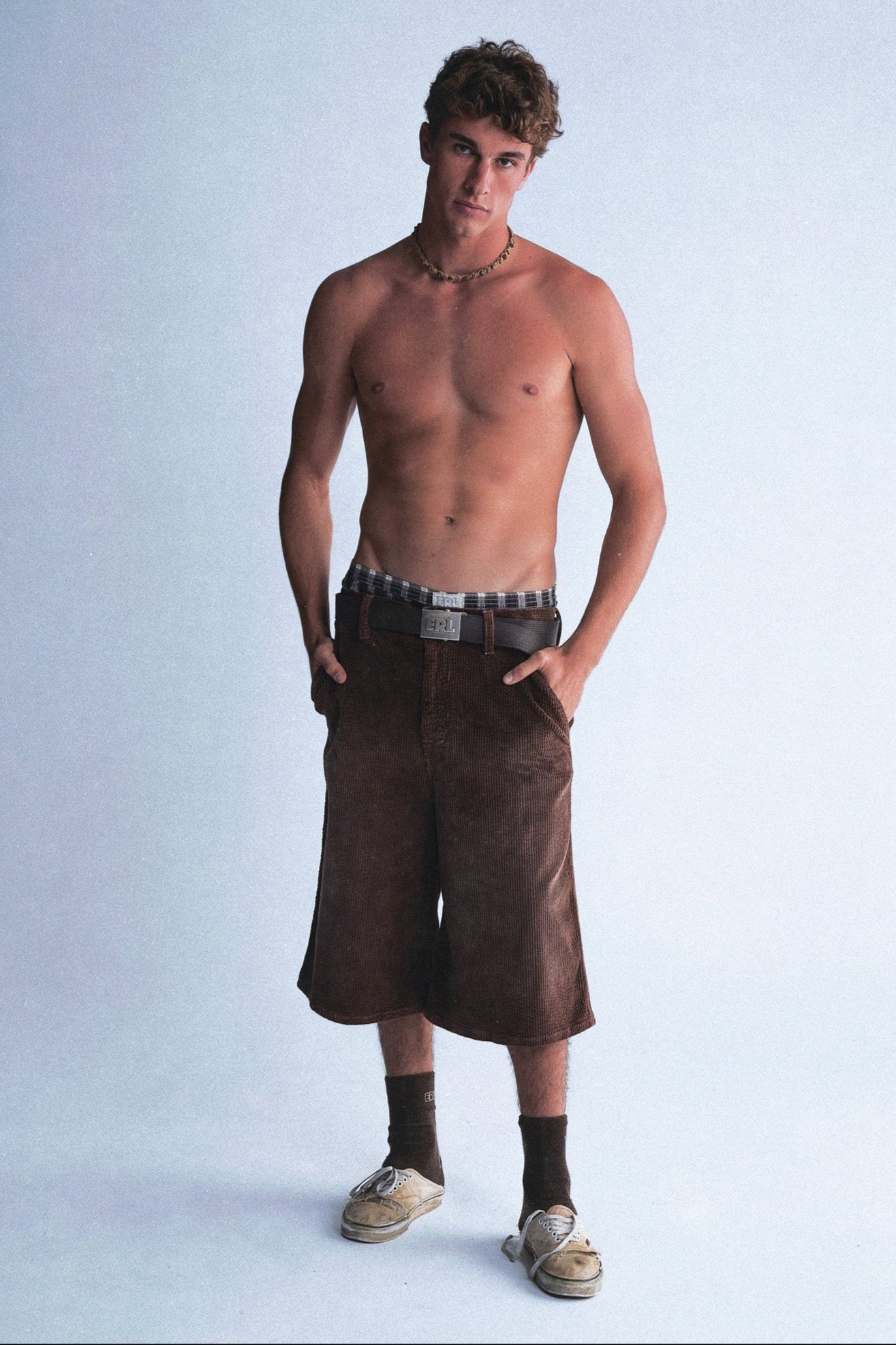 Corduroy boardwalk short