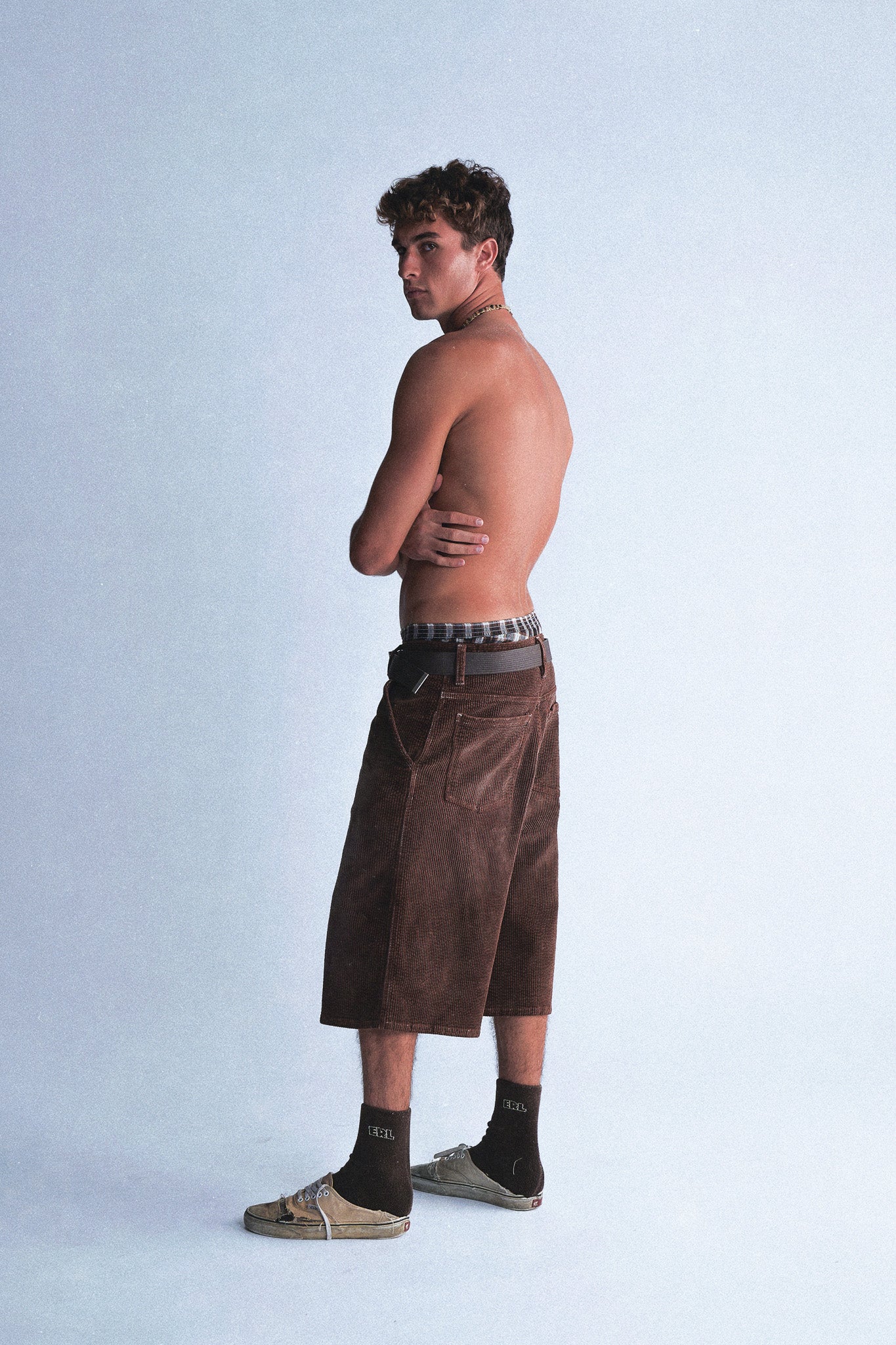 Corduroy boardwalk short