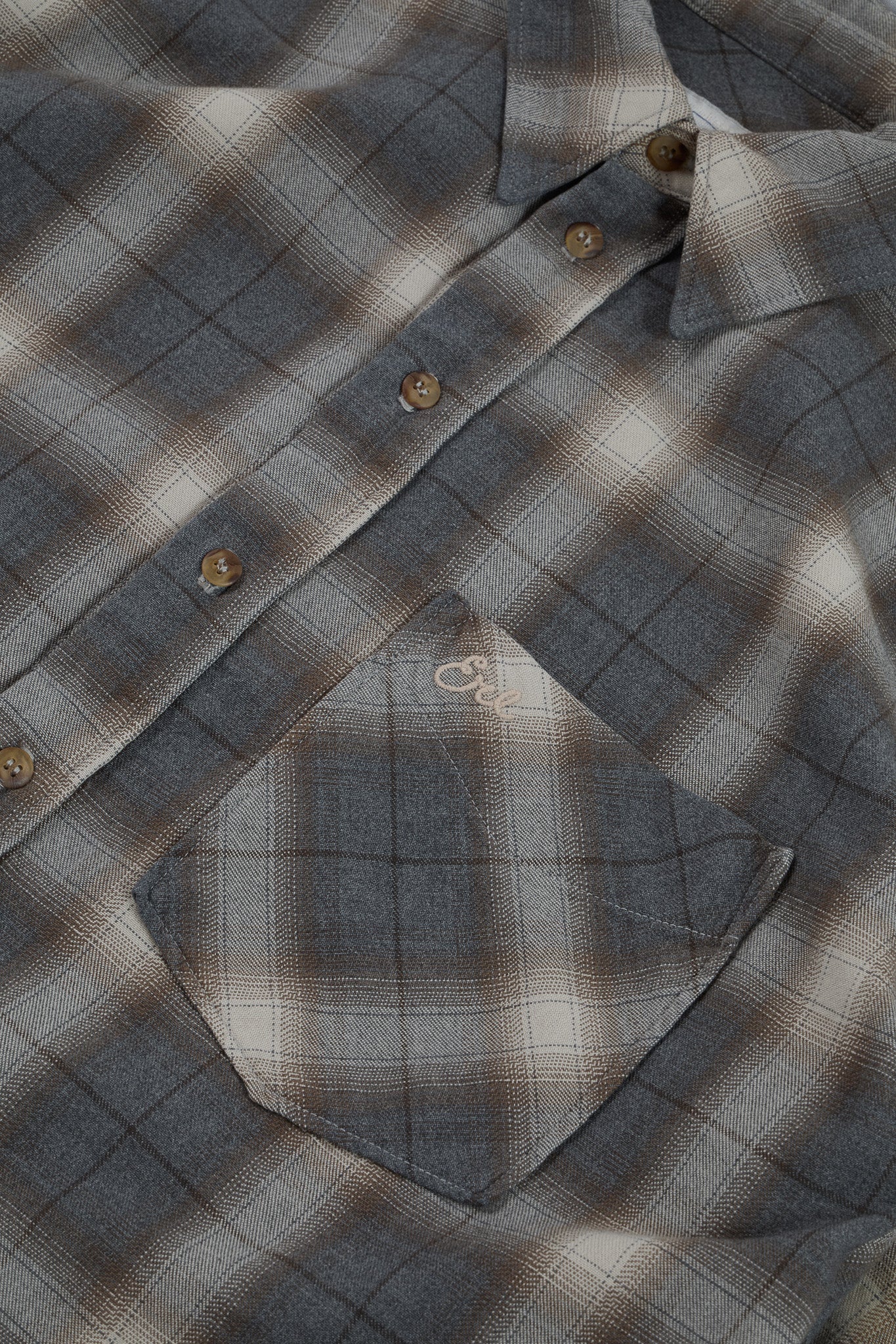 brushed plaid flannel