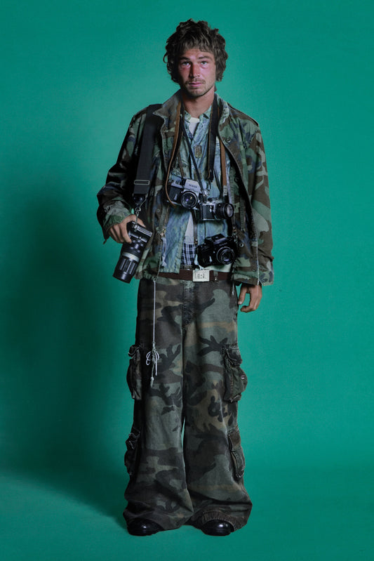 camo cargo pants
