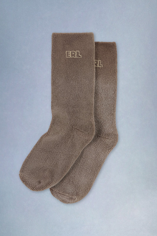 khaki soft sock