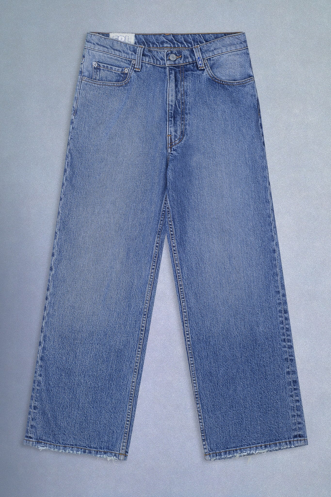 Denim Straight Leg Jeans