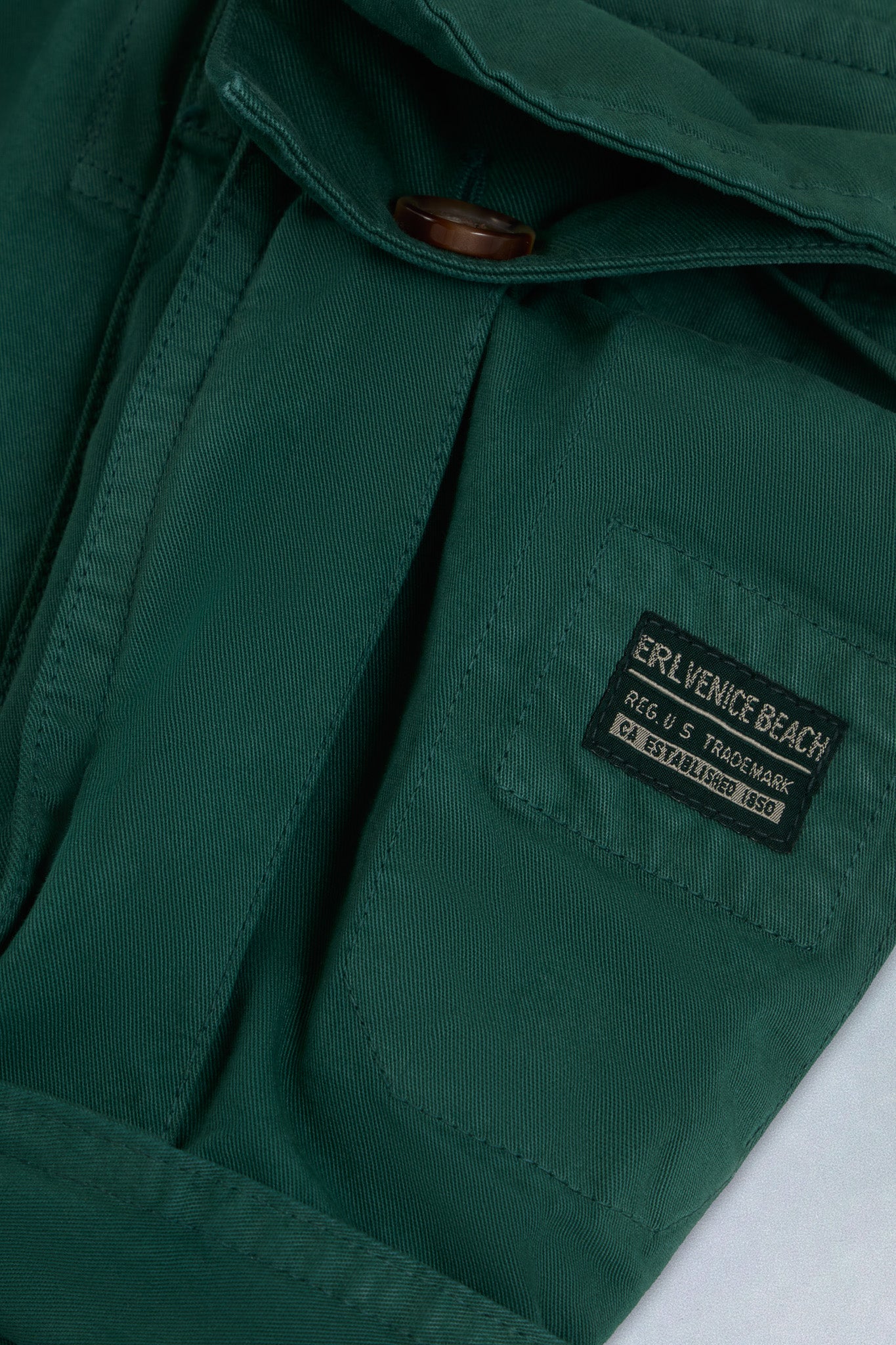 zip-off cargo pants woven green