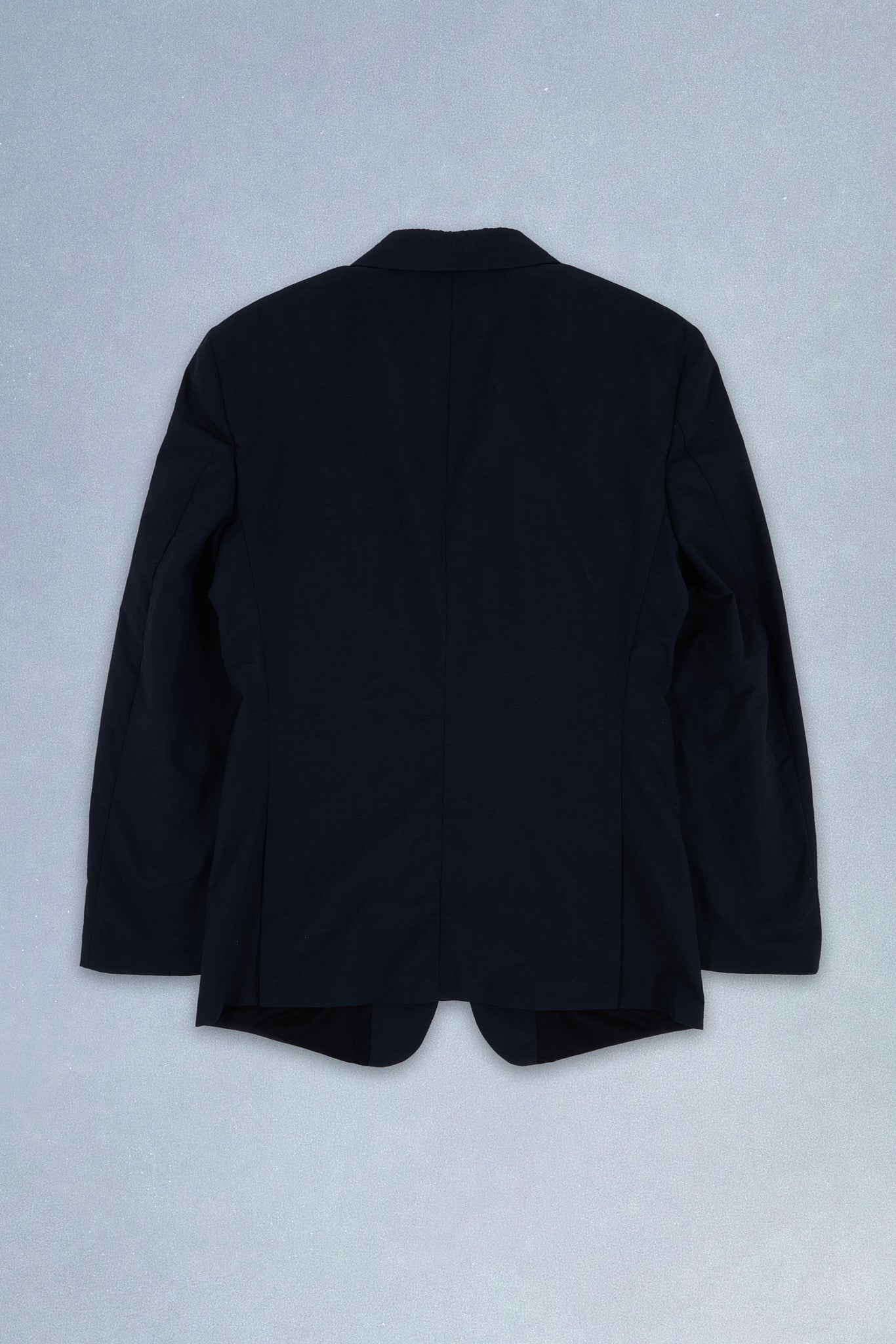 charcoal nylon suit jacket
