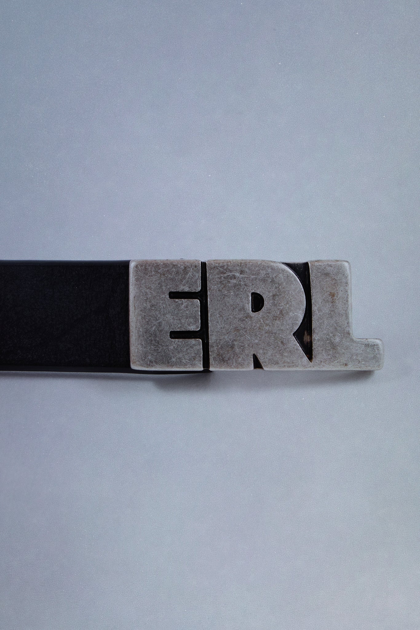 ERL skinny leather belt