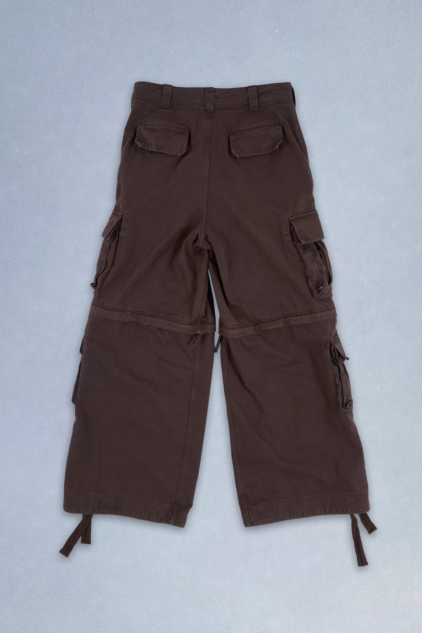 zip-off cargo pants