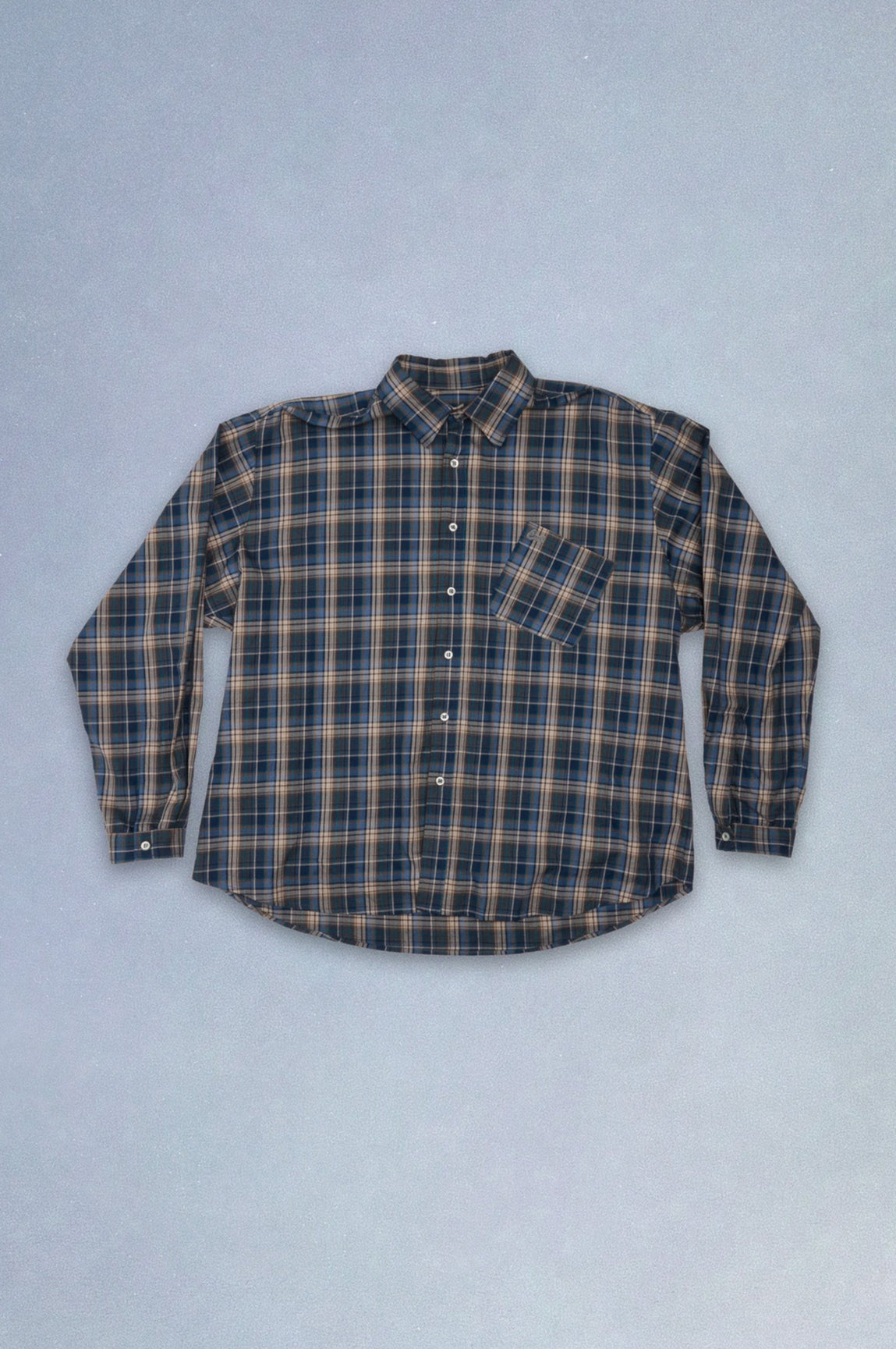 Blue Plaid Shirt