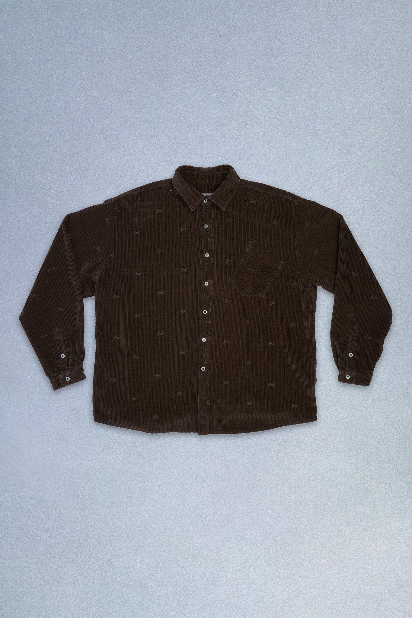 ERL embroidered corduroy overshirt