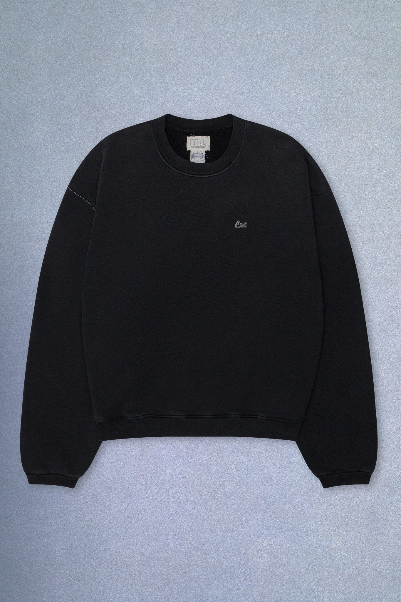 Black Sunfaded Crewneck