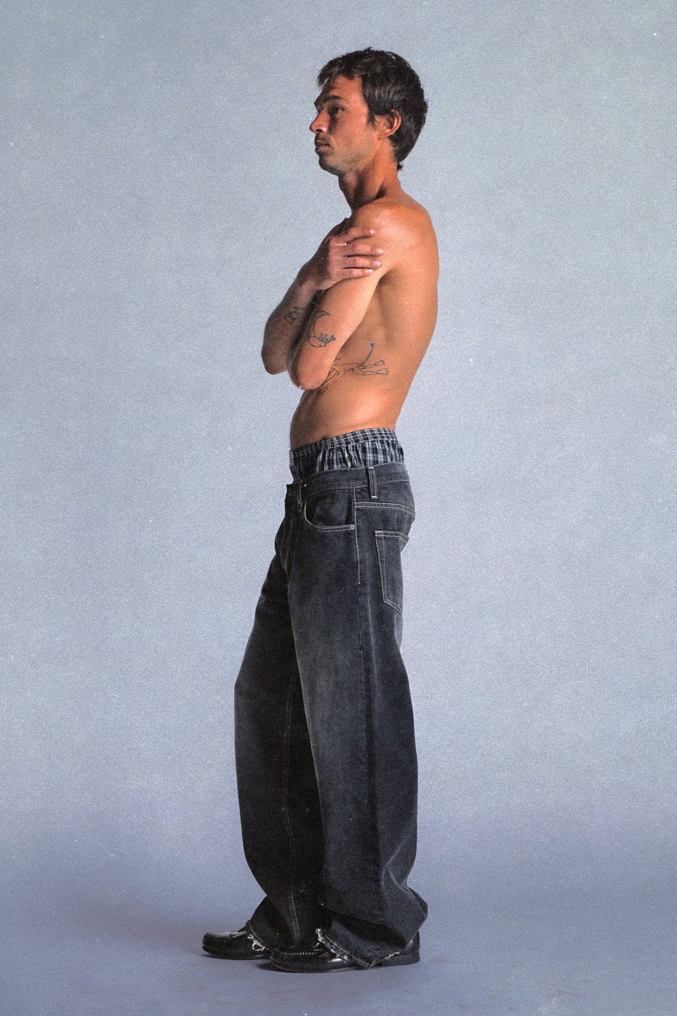 Faded Black Relaxed Jeans