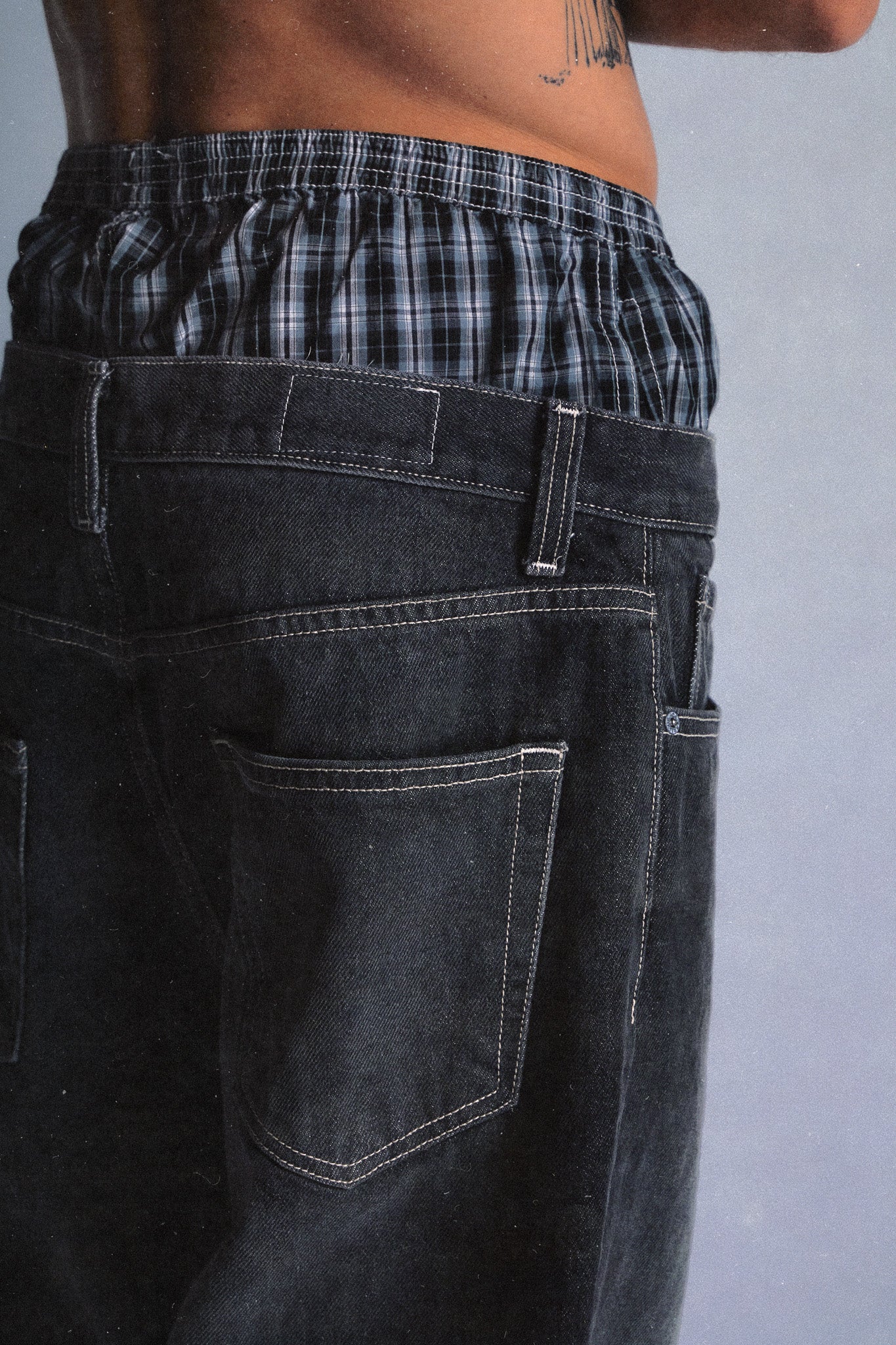 Faded Black Relaxed Jeans