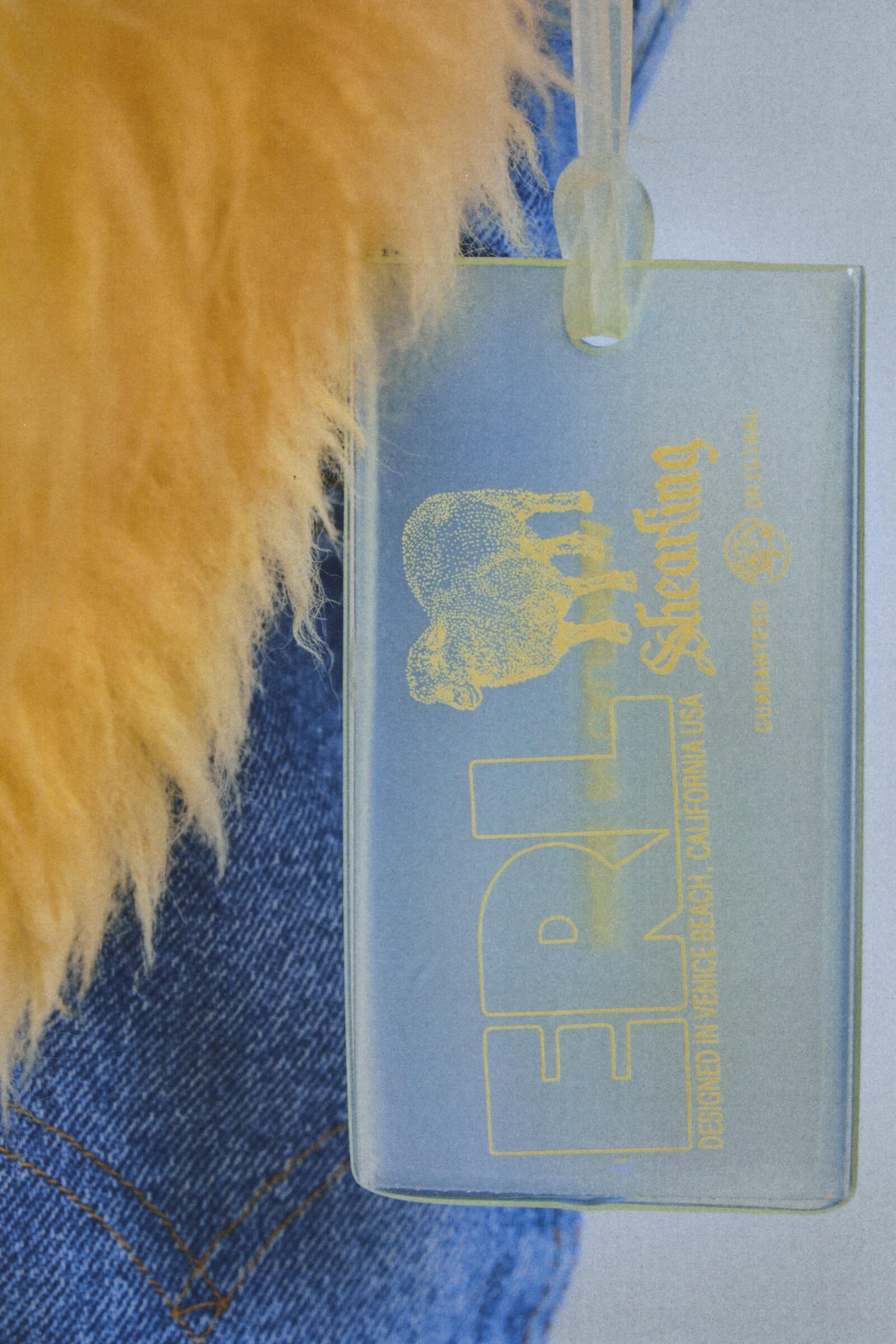Shearling mini bag