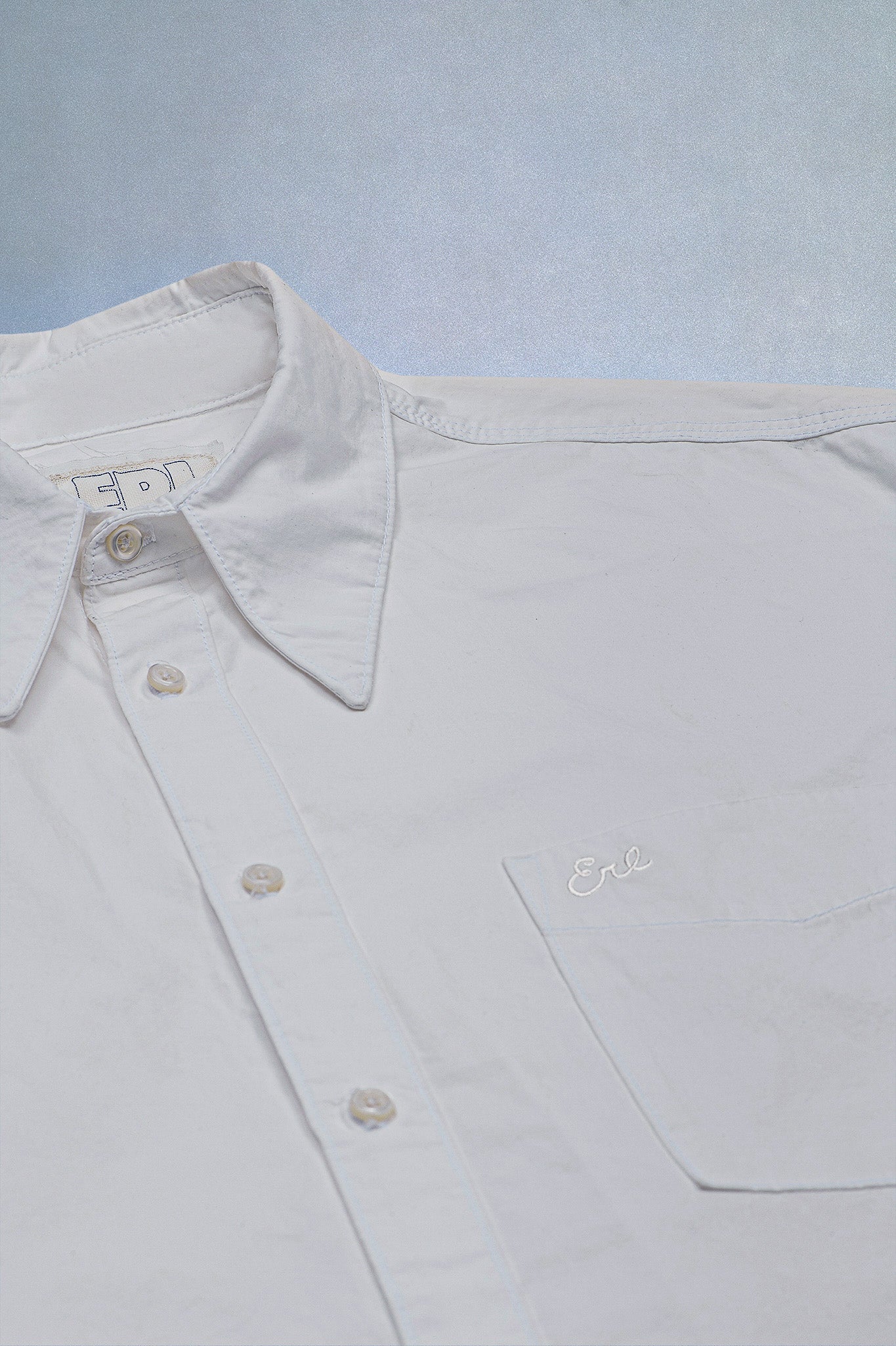 White Poplin Overshirt