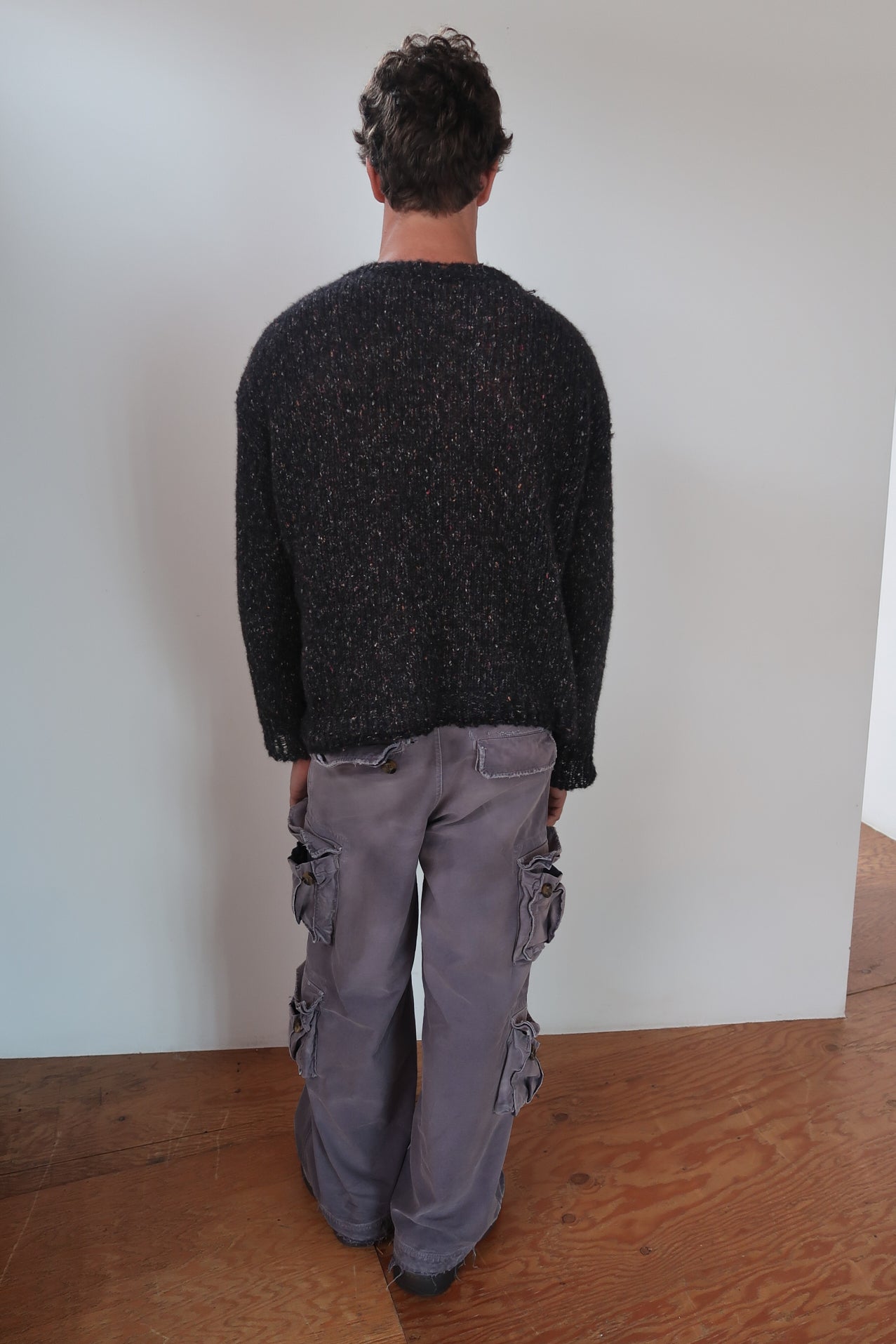 peace hand-knit sweater
