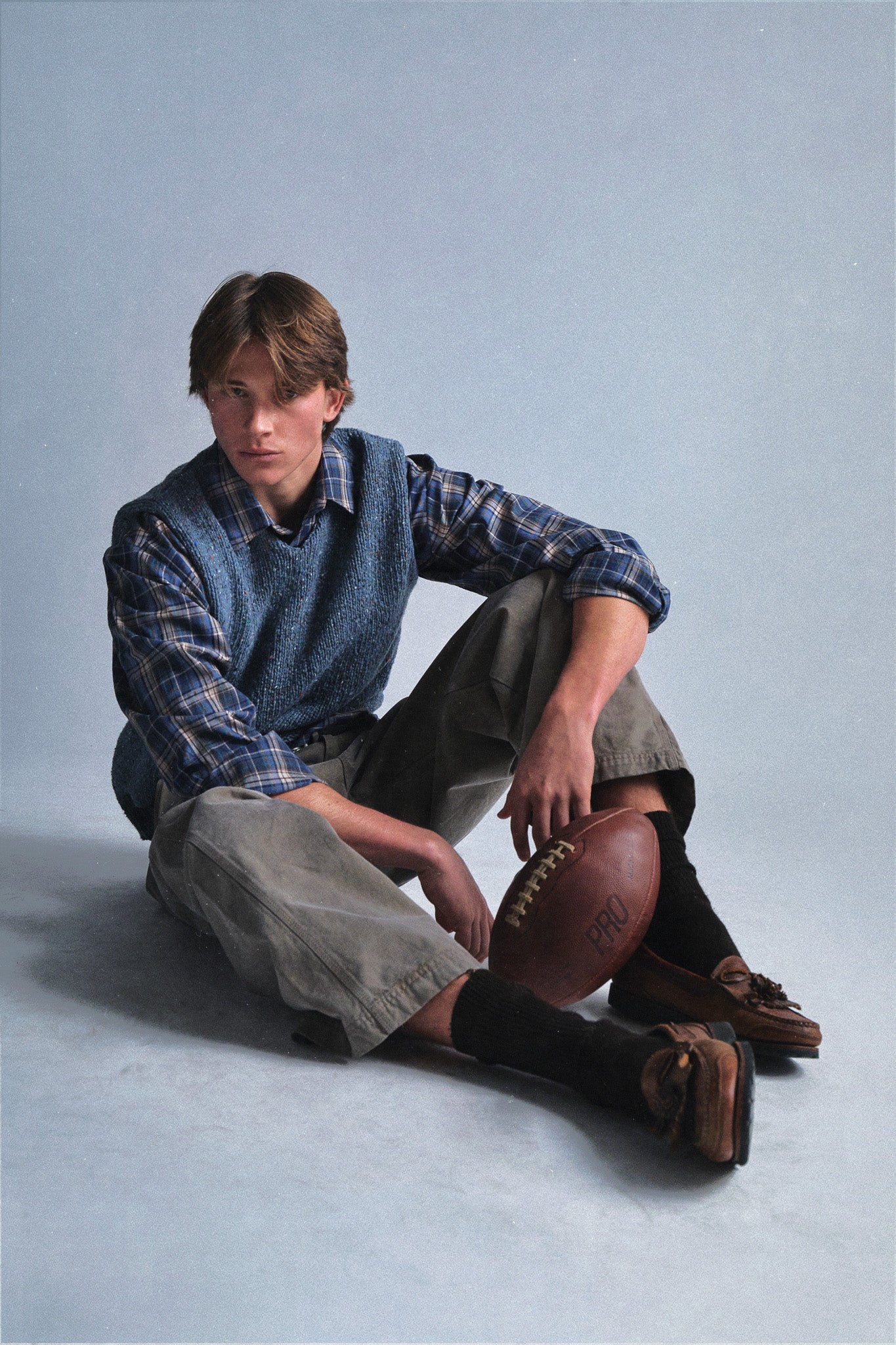 Blue Plaid Shirt