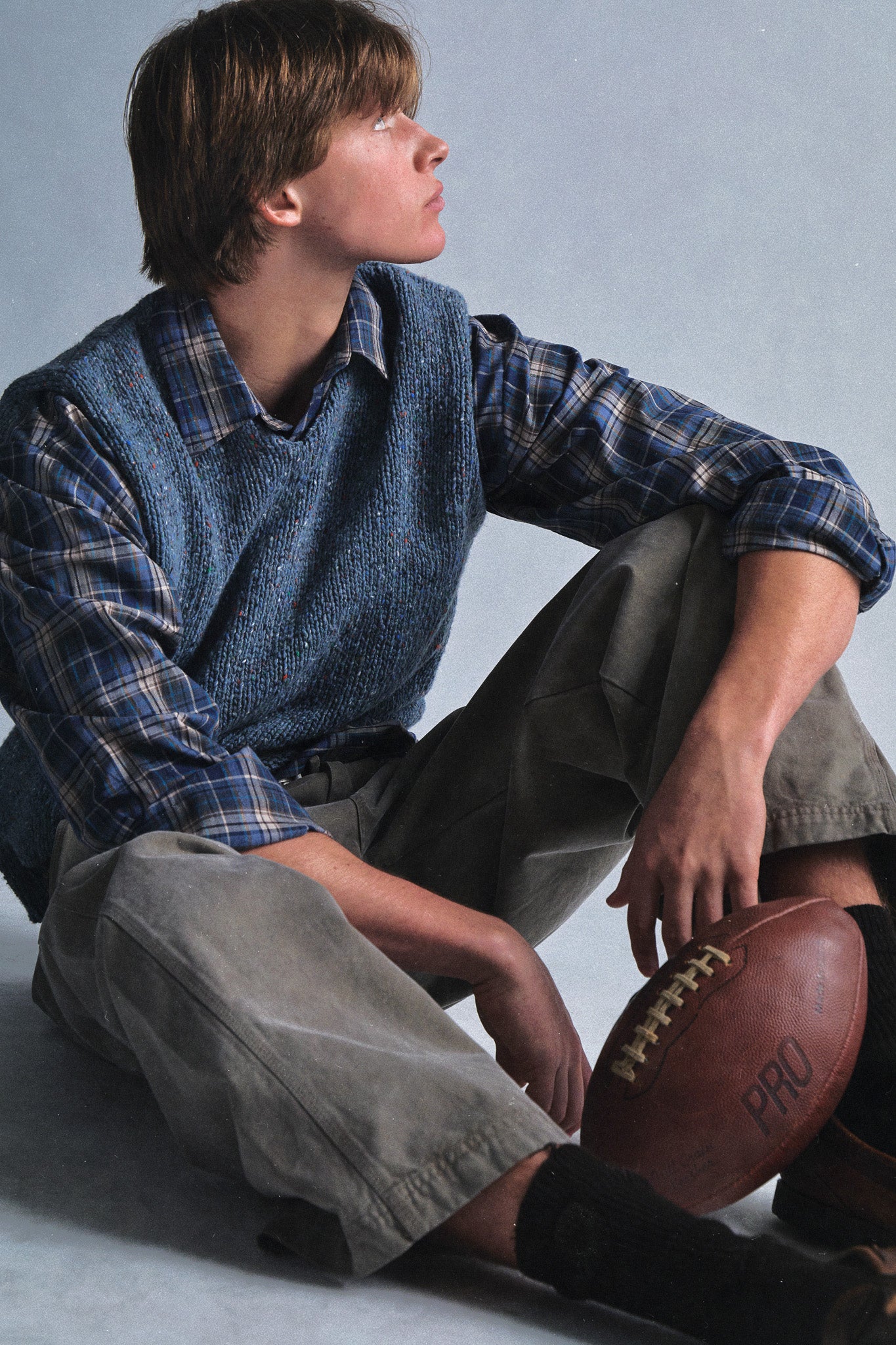 Blue Plaid Shirt