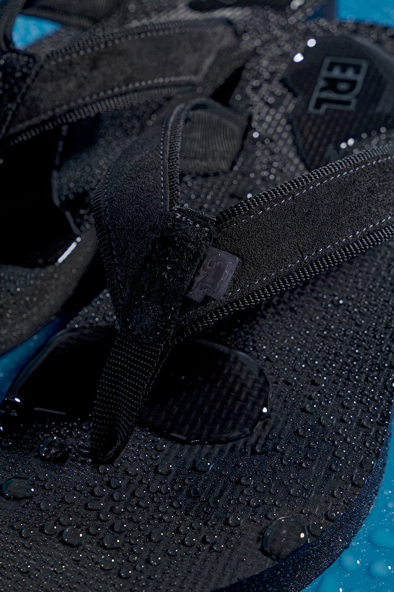 black low flip flop