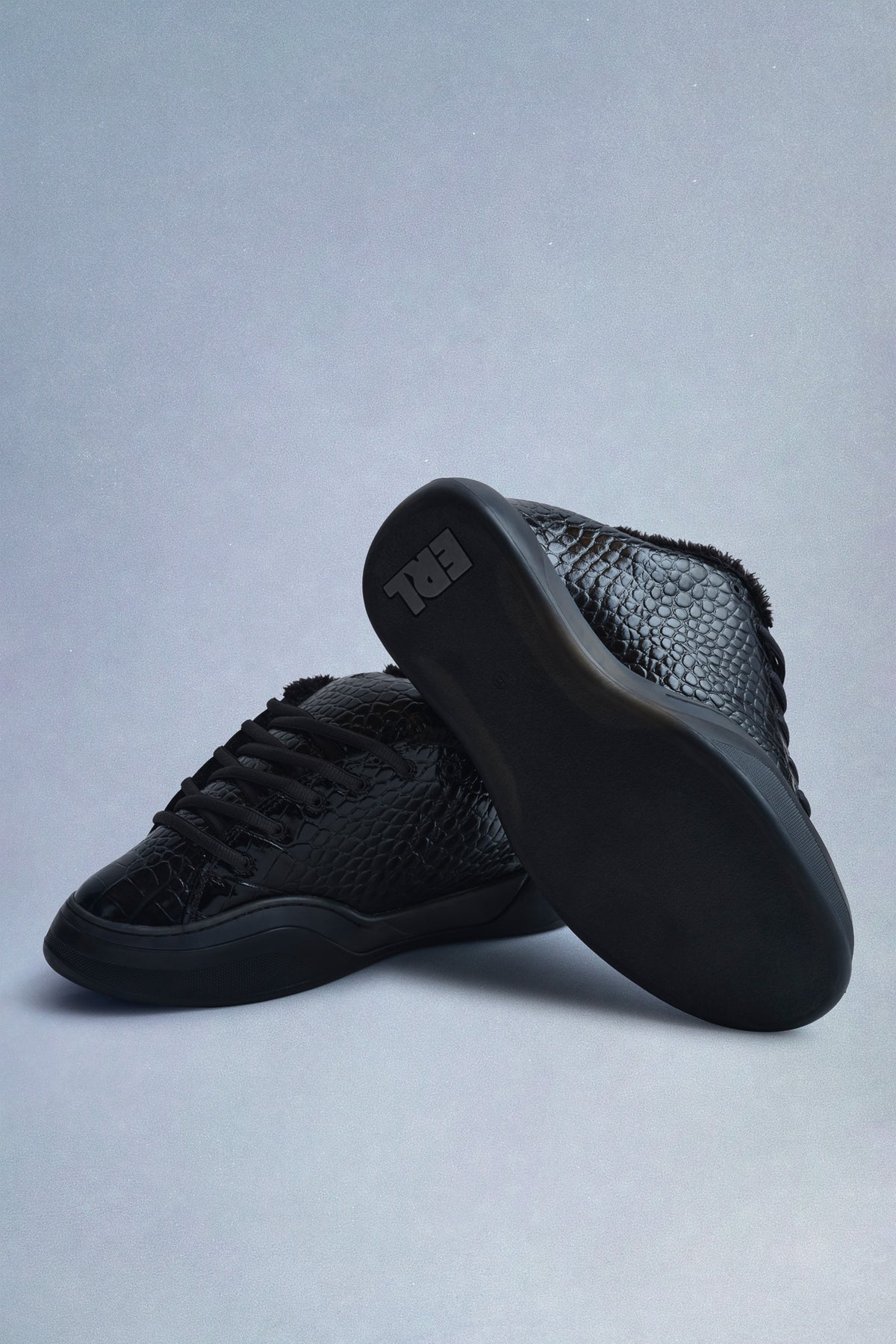 noir croco vamps