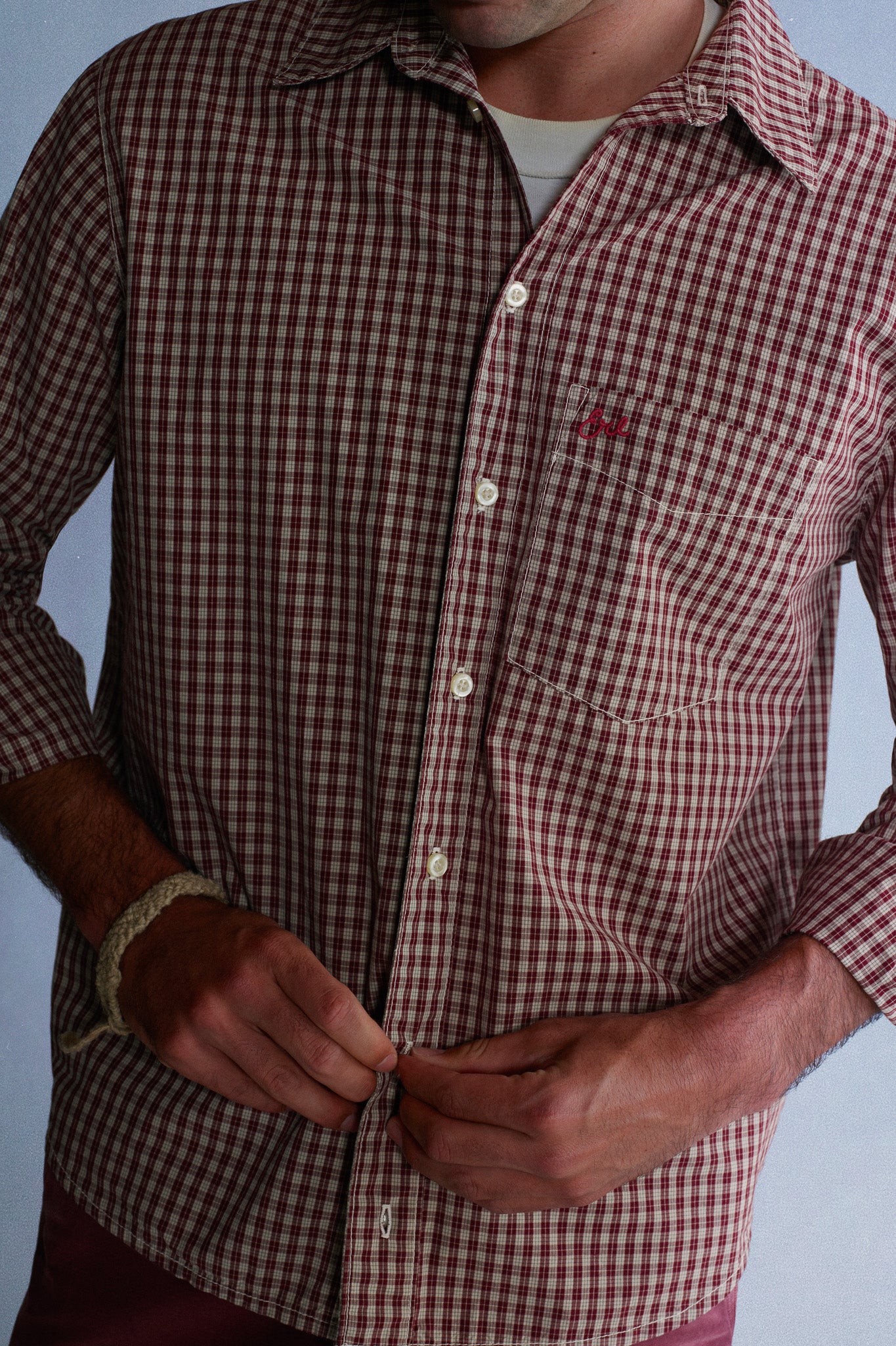 plaid shirt