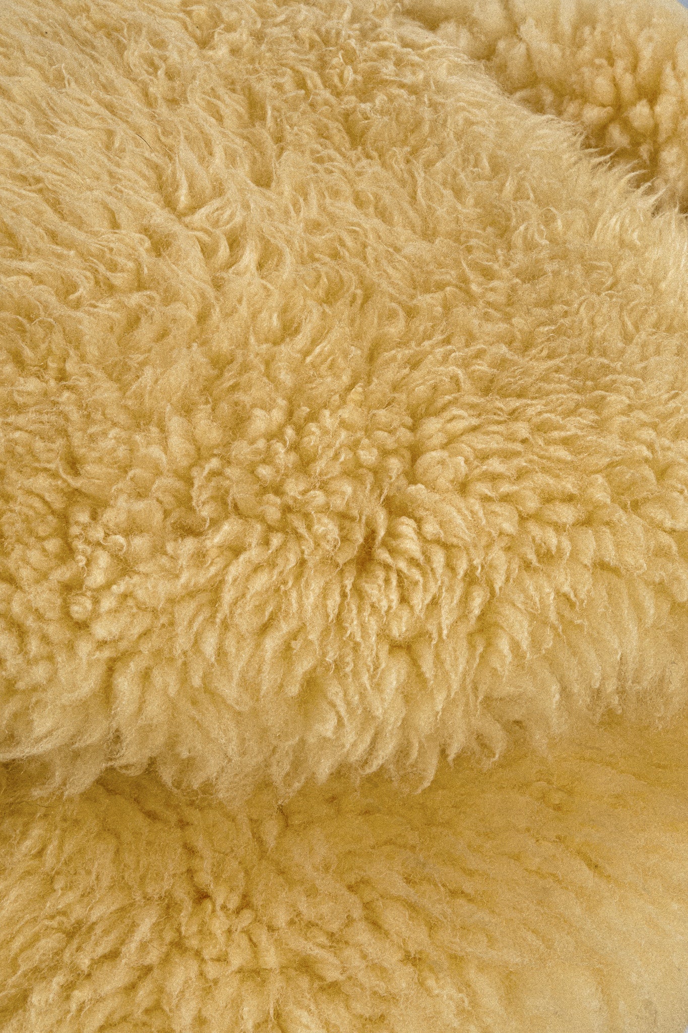 Shearling messenger bag