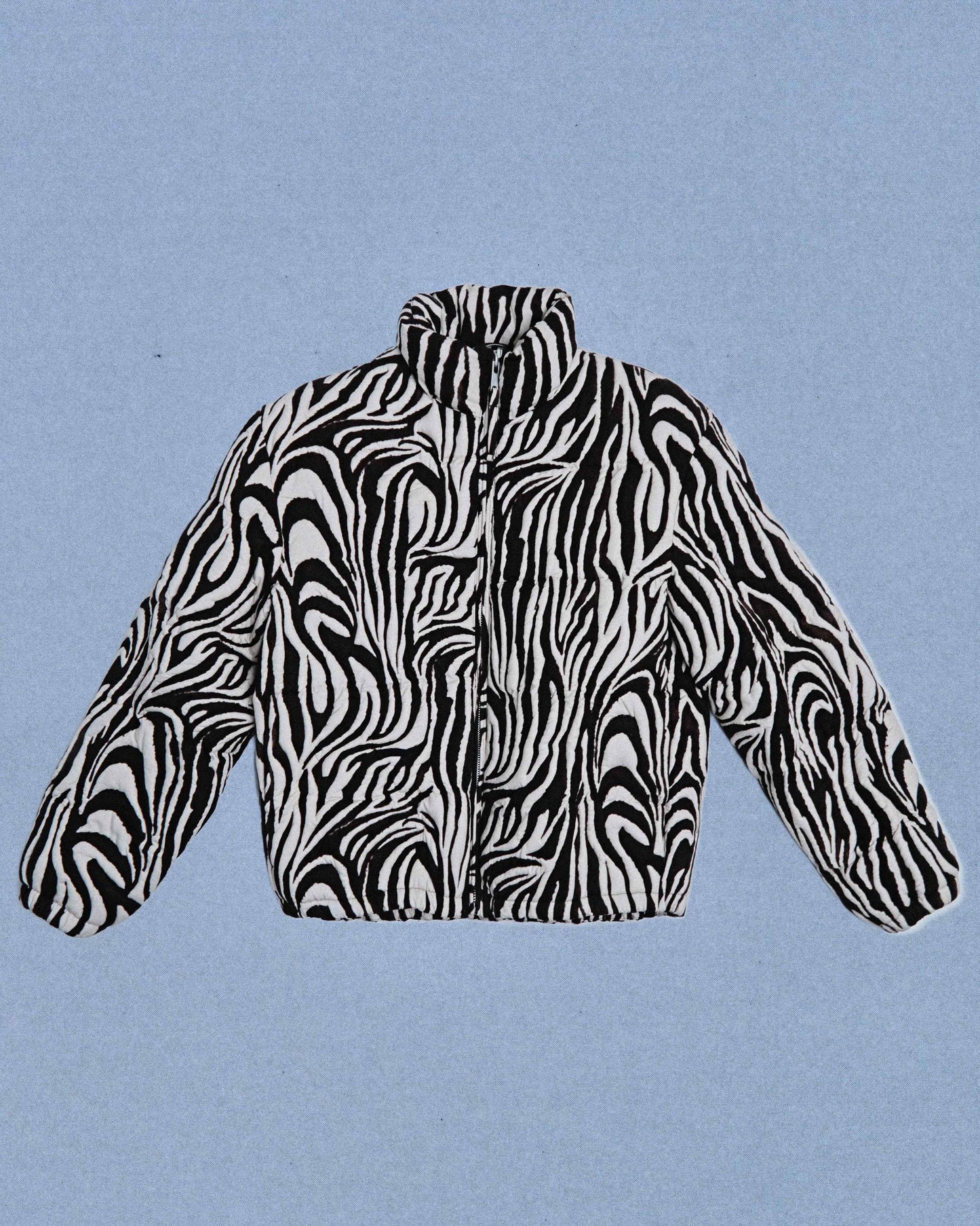 ZEBRA QUILTED PUFFER