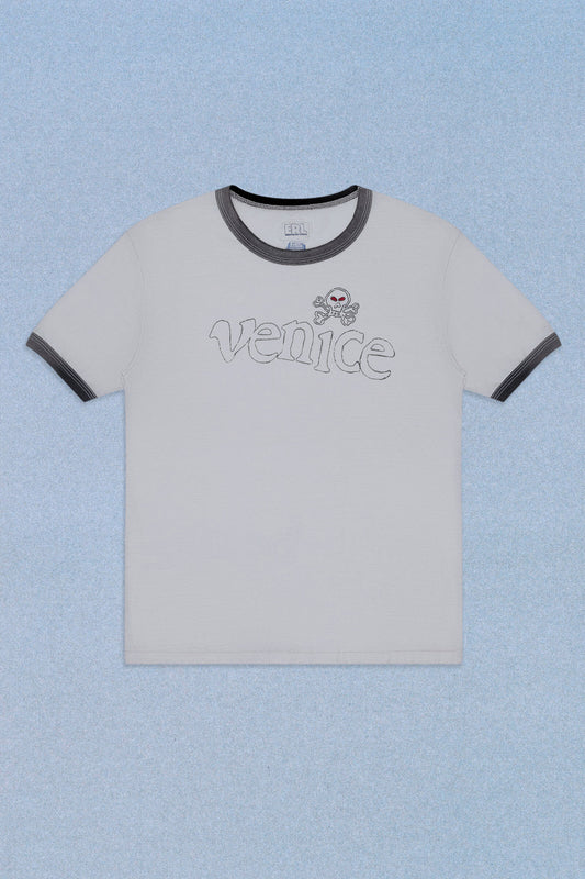 VENICE SKULL RINGER TEE