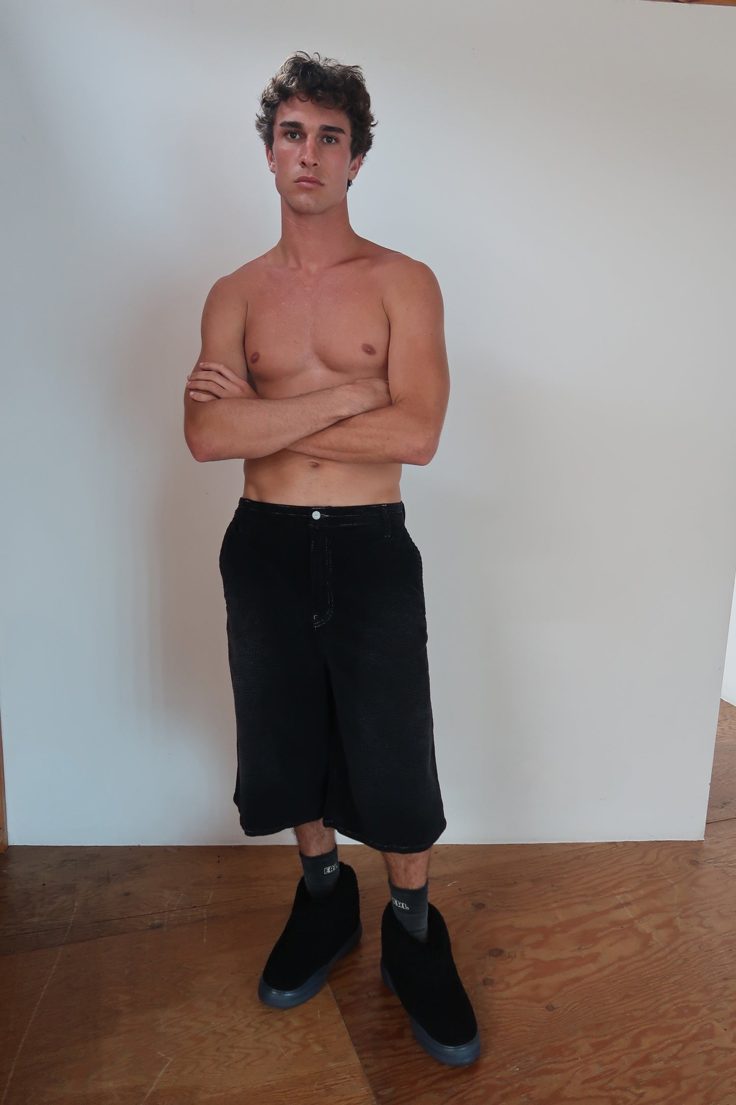 Corduroy boardwalk short