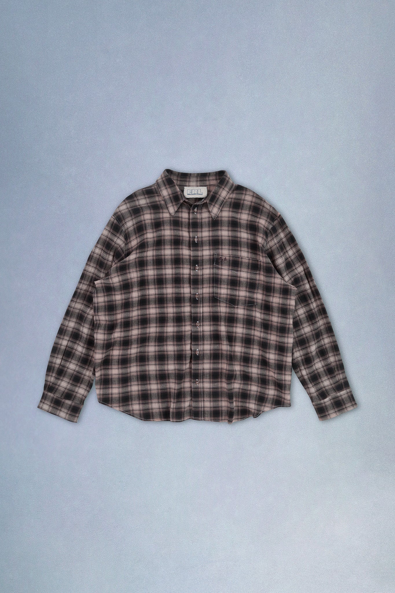 brown plaid button up shirt