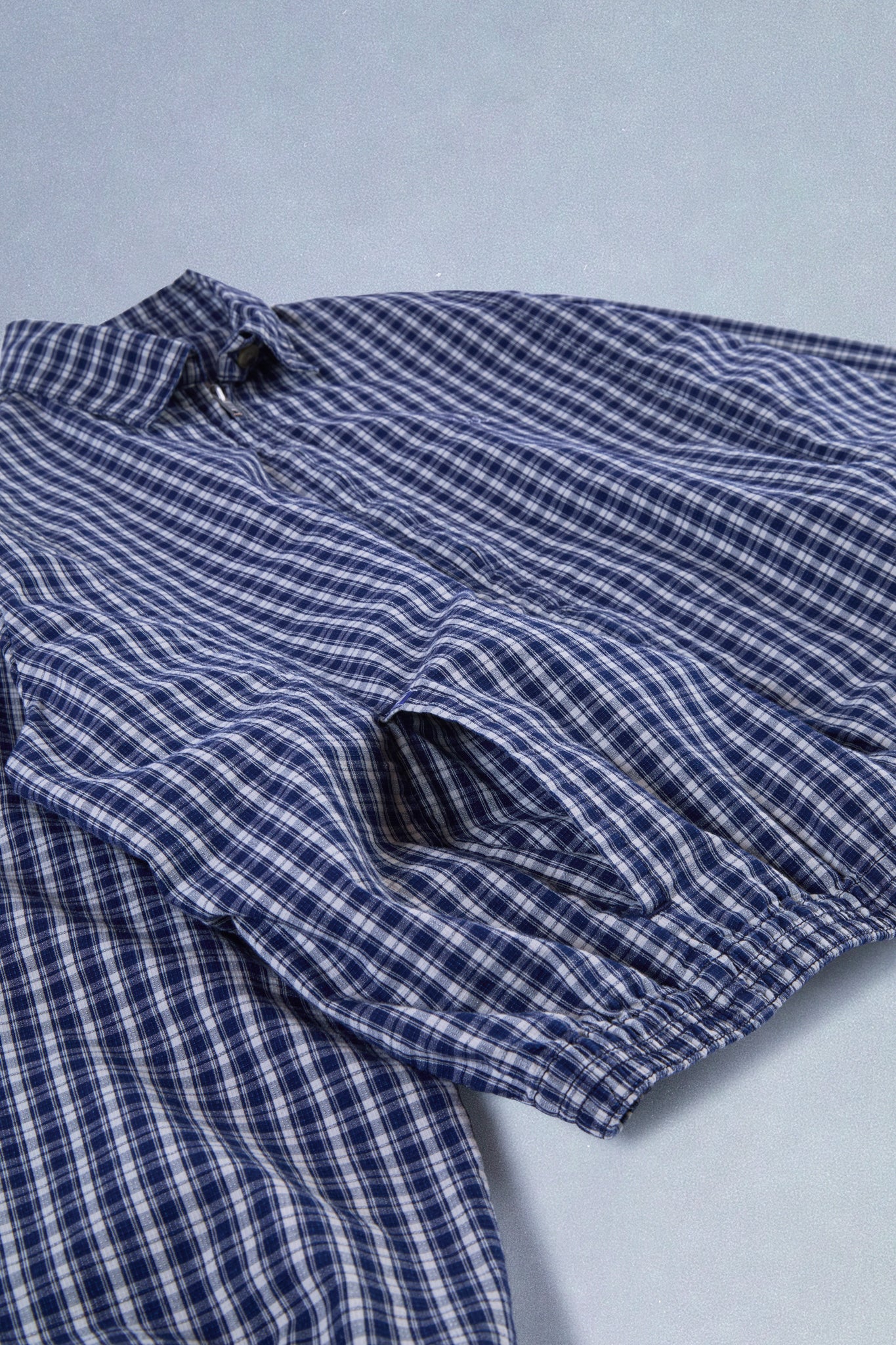ERL UNISEX BLUE PLAID SHIRT WOVEN / BLUE