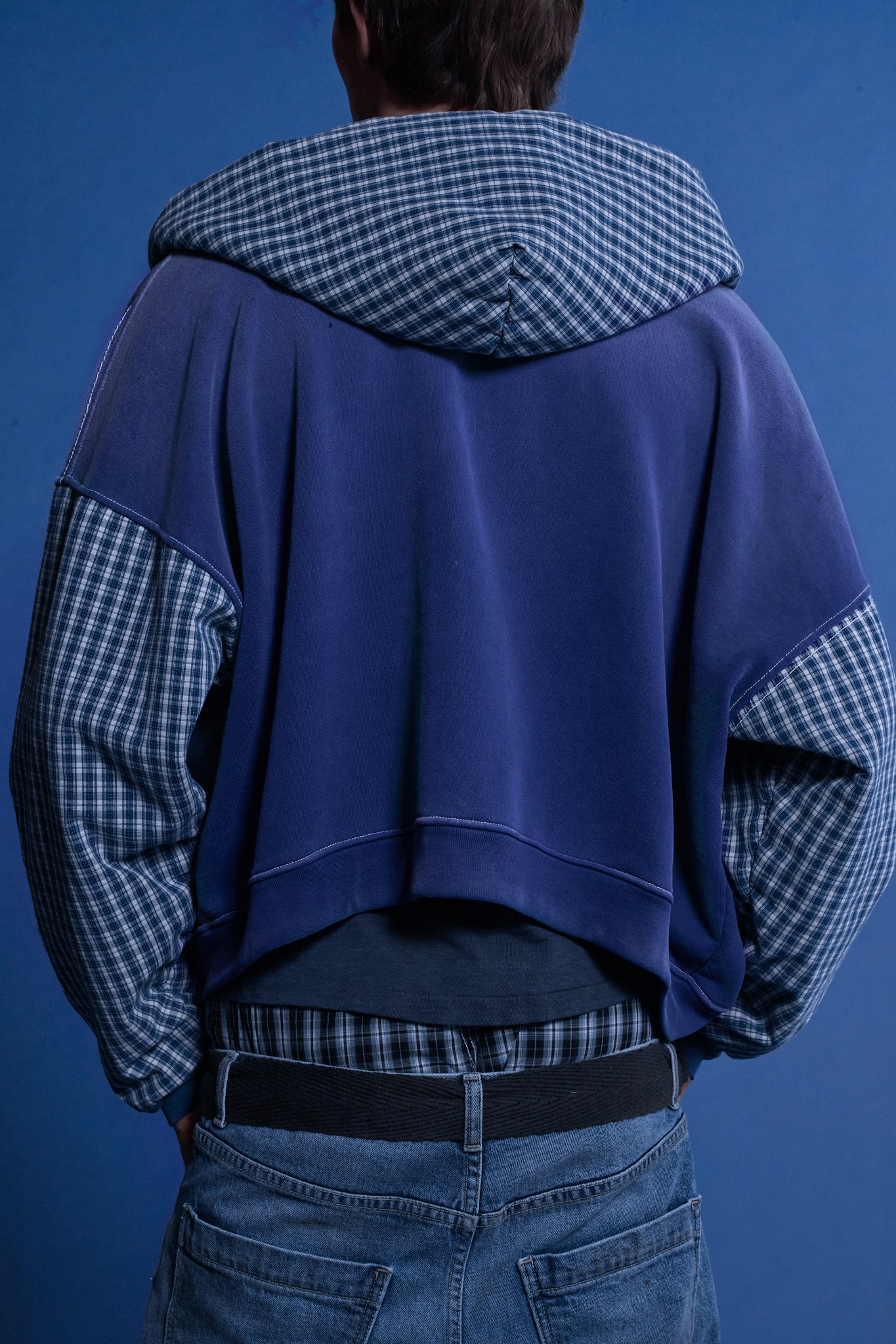 patchwork zip up hoodie – ERL Clothing