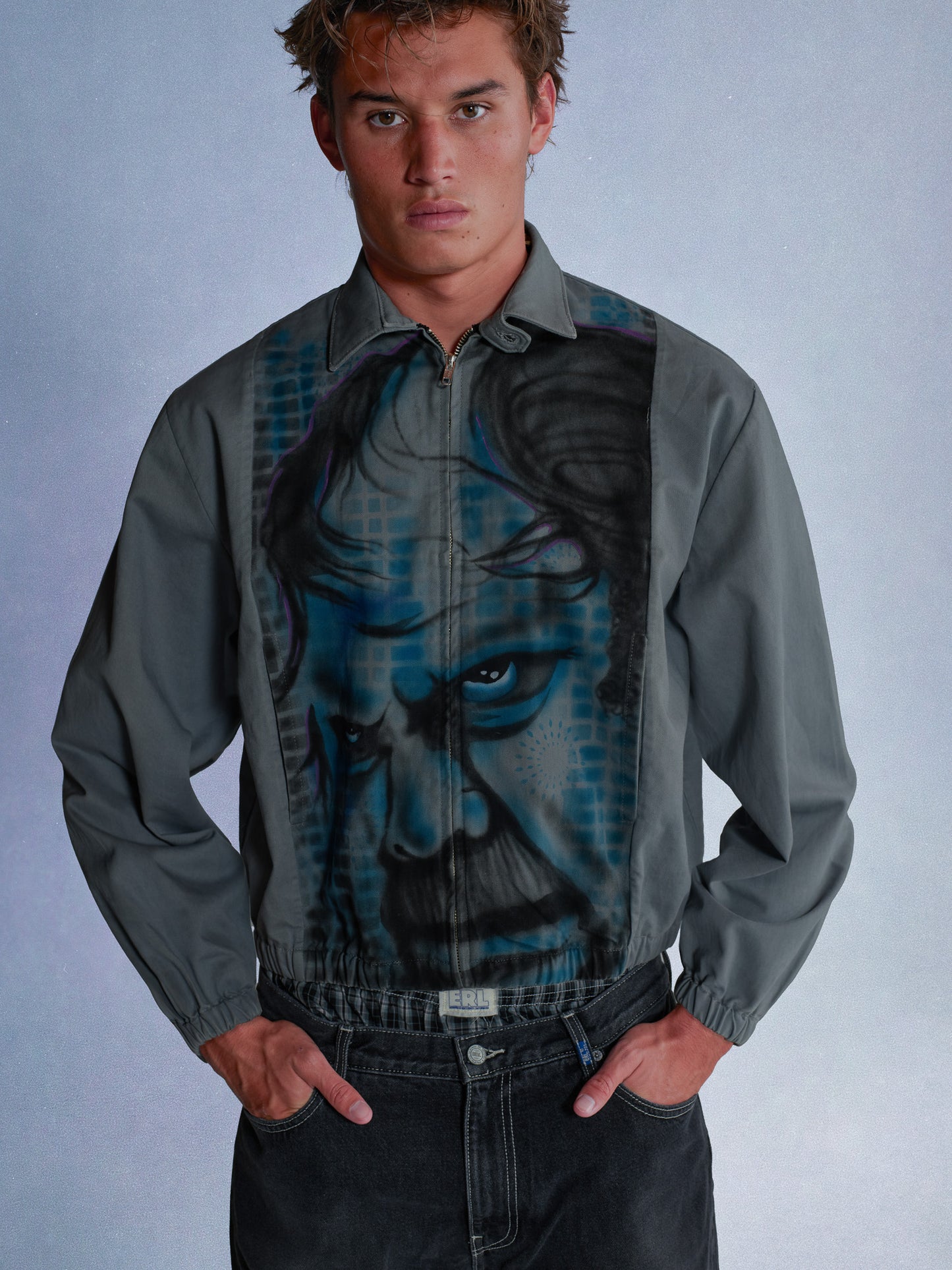 hand painted jacket
