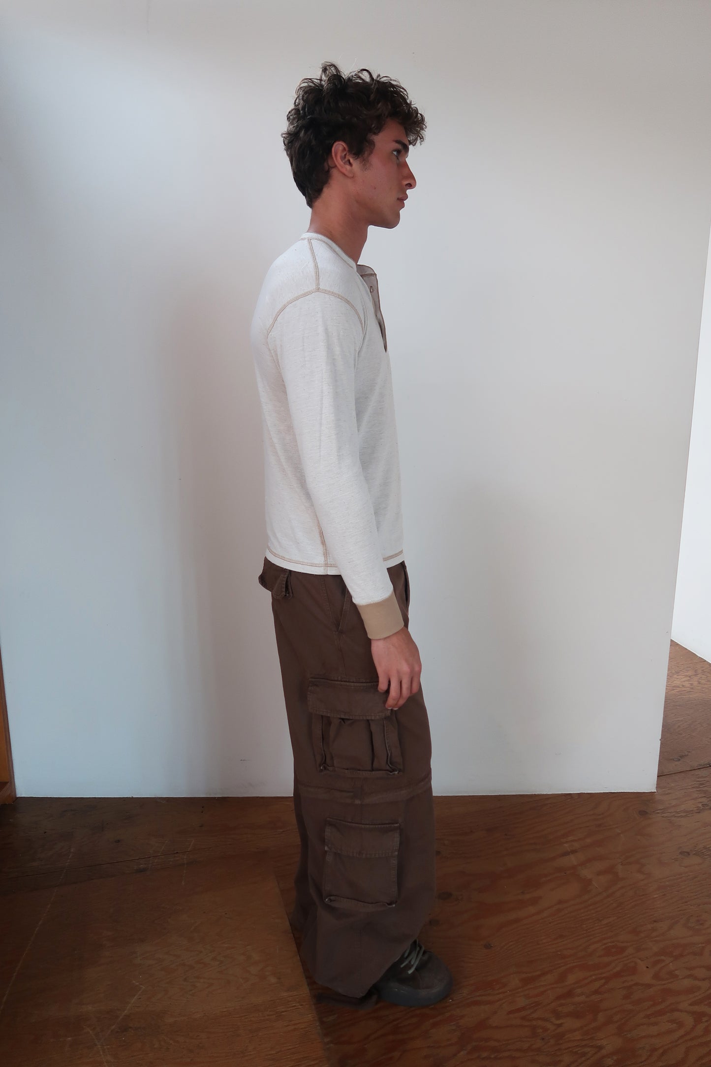 long sleeve henley shirt