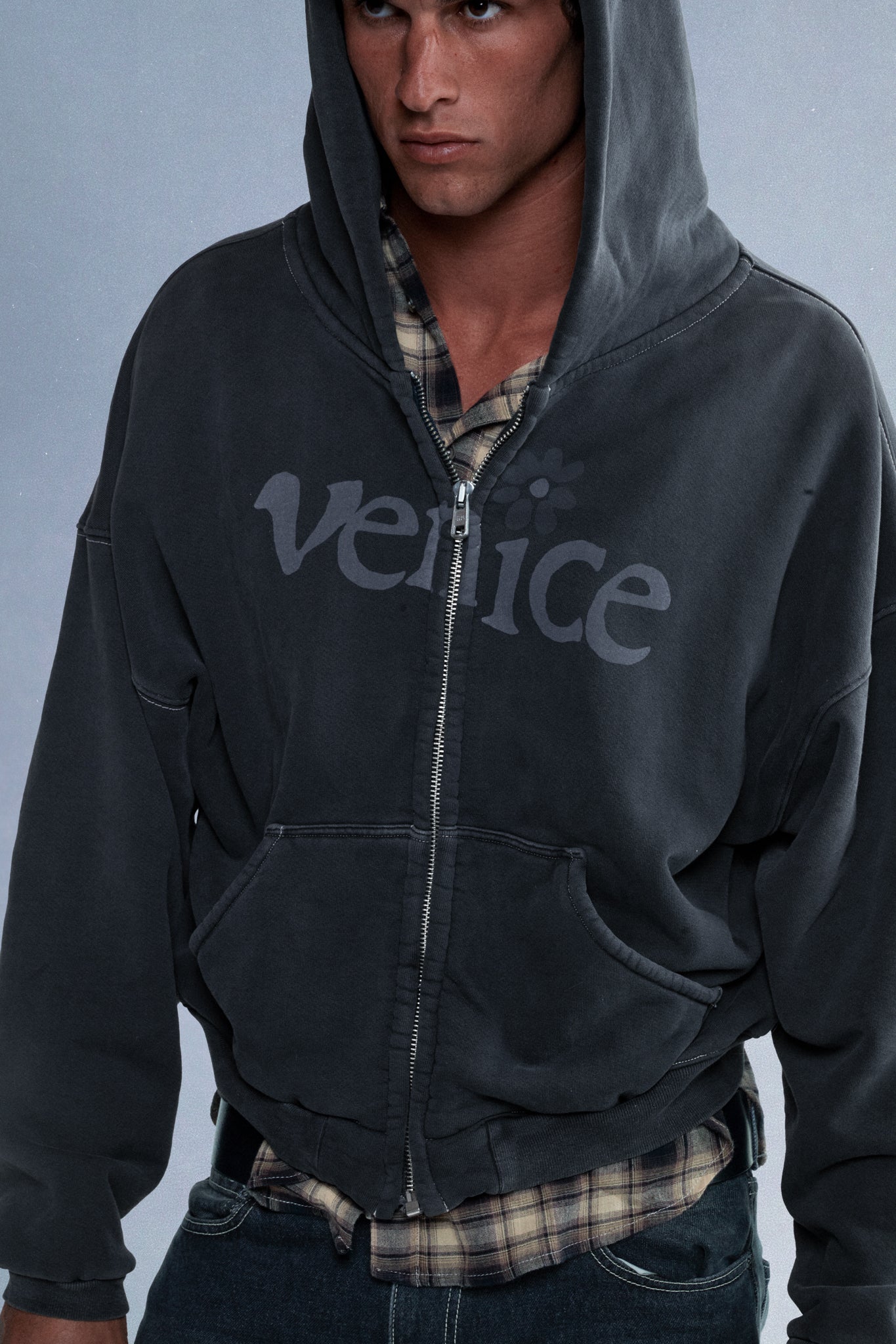 Venice heavyweight zip up hoodie