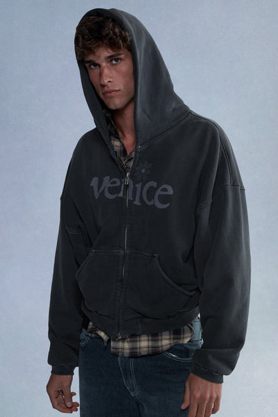 ERL VENICE HEAVYWEIGHT ZIP UP HOODIE | ERL STUDIO – ERL Clothing