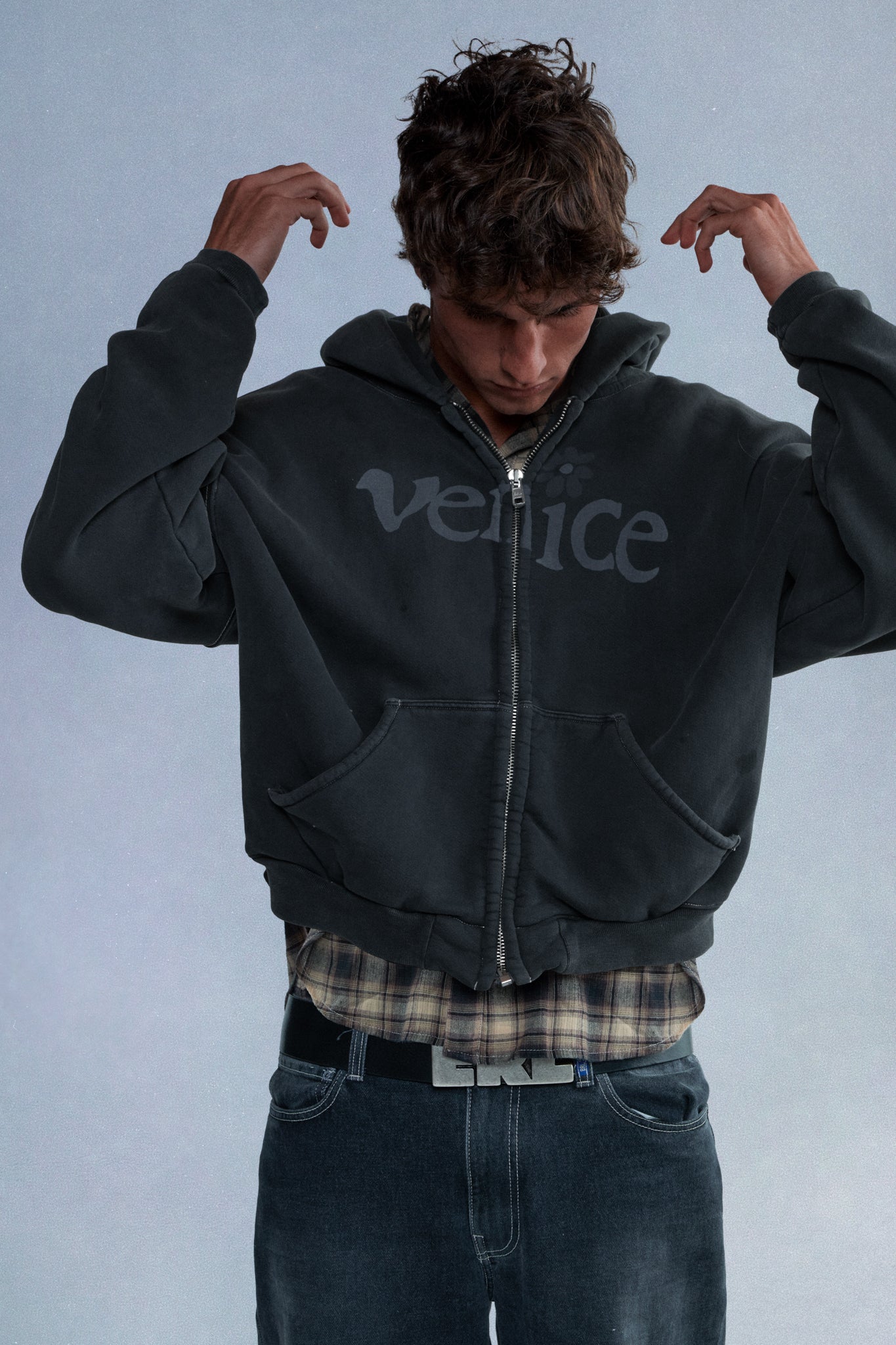 Venice heavyweight zip up hoodie