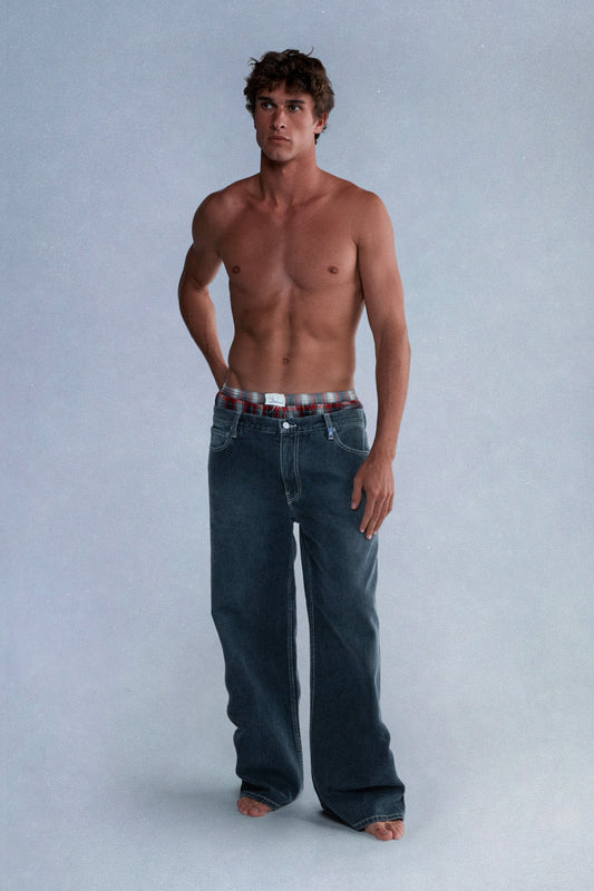 Faded Black Relaxed Jeans