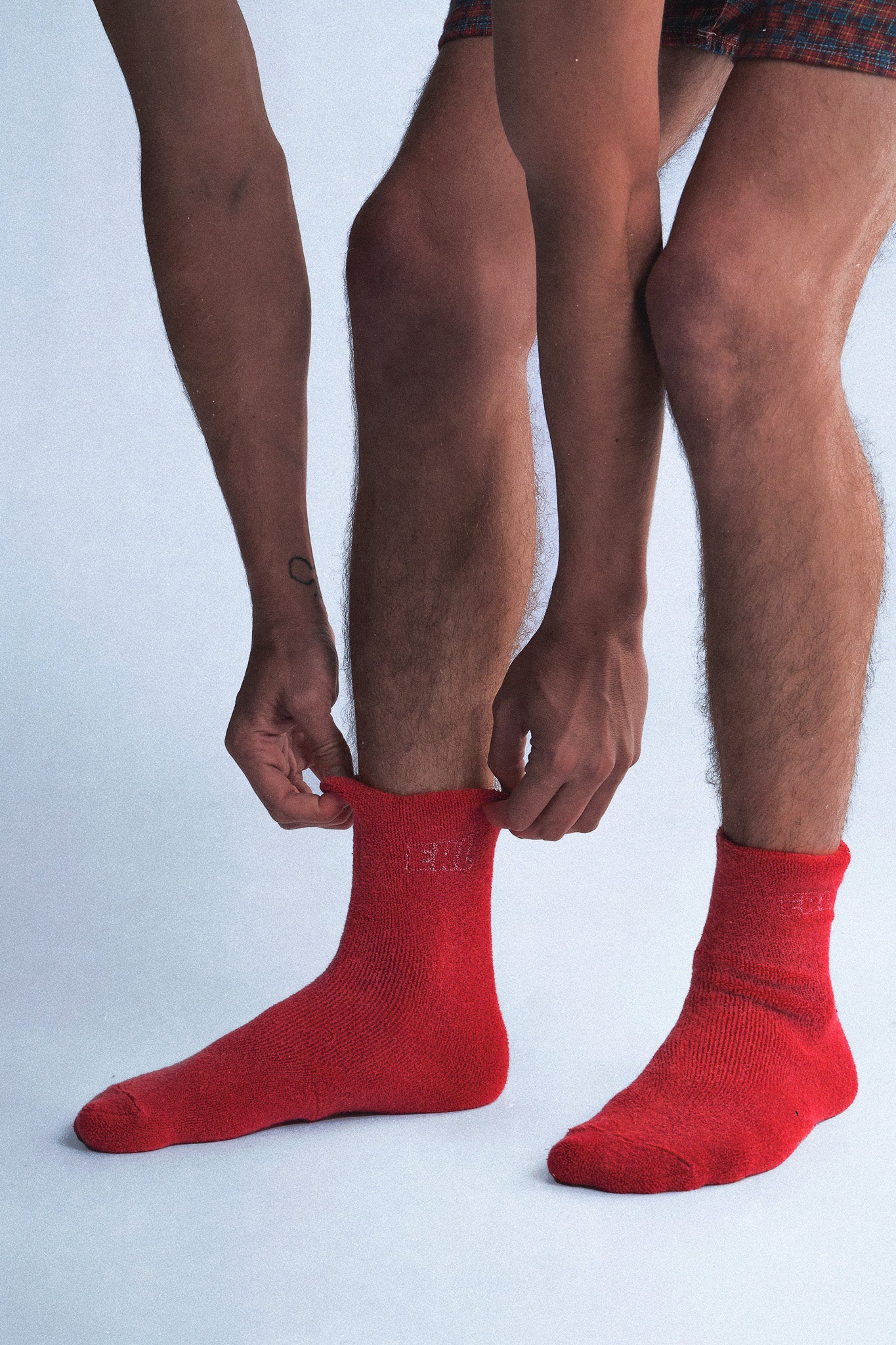 RED SOFT SOCKS