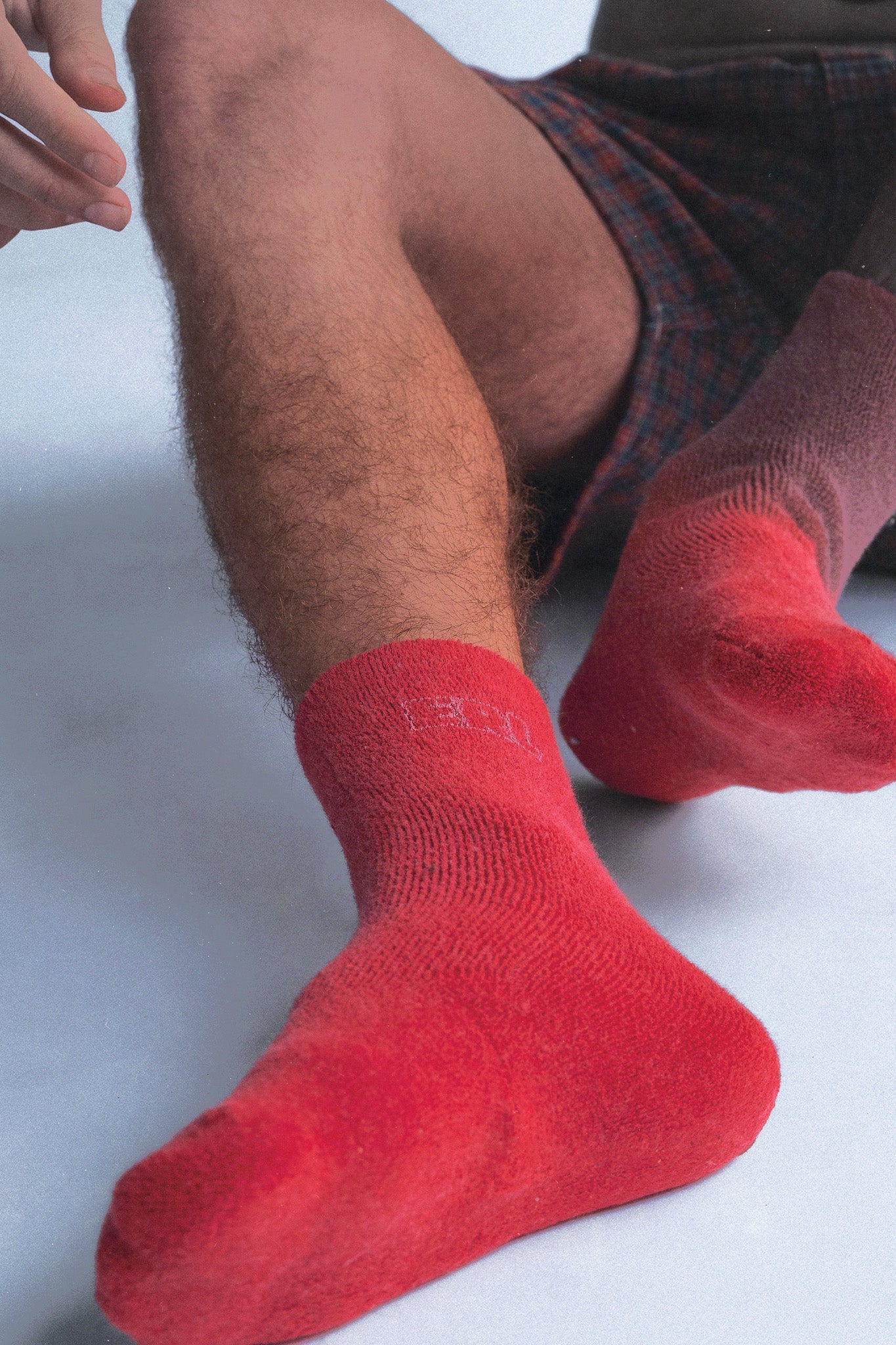 RED SOFT SOCKS