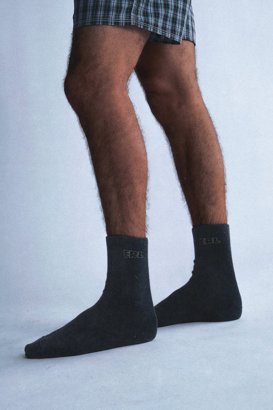 ERL BLACK SOFT SOCKS