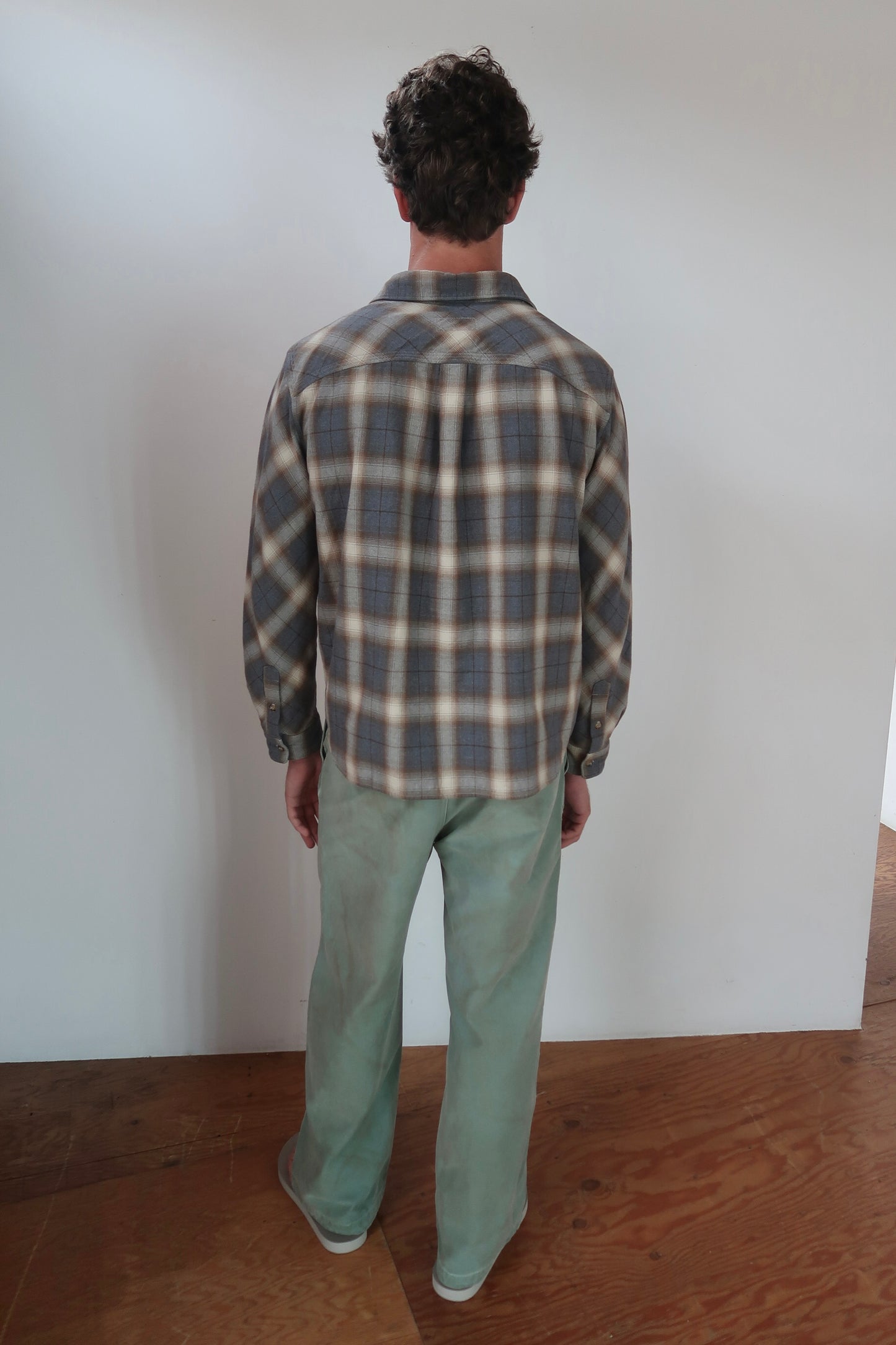 brushed plaid flannel