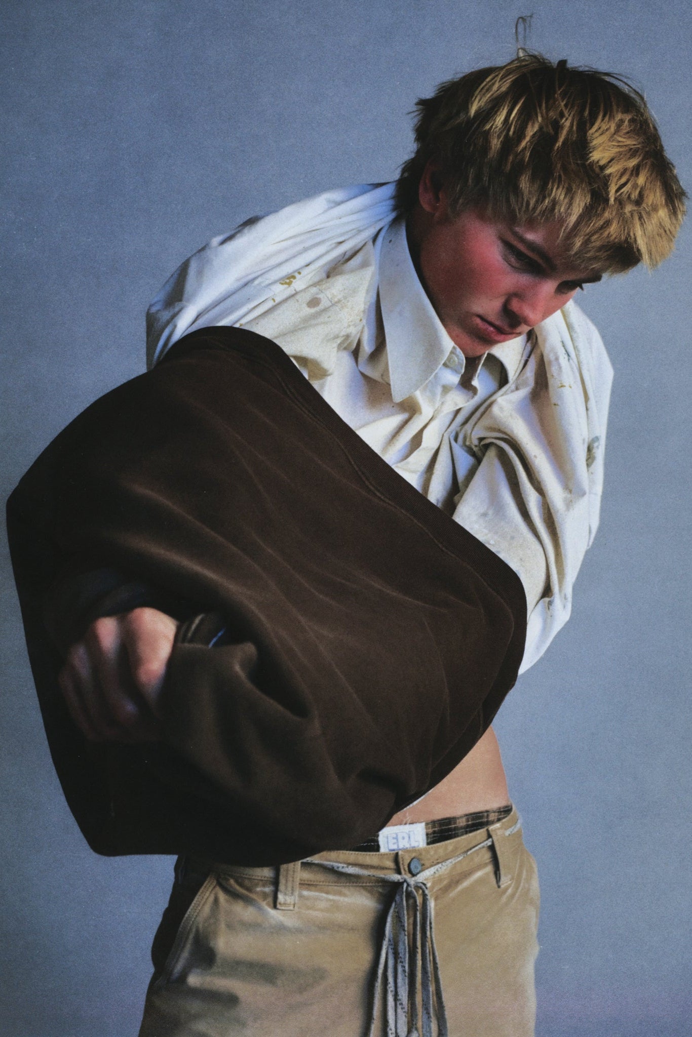 Sunfaded Brown Crewneck