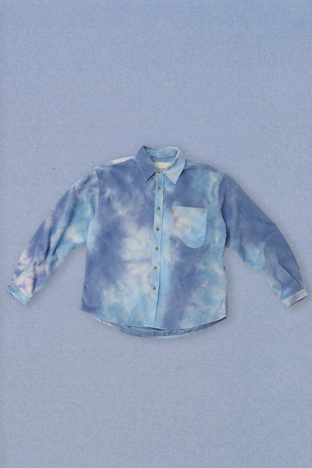 TIE-DYE CORDUROY OVERSHIRT